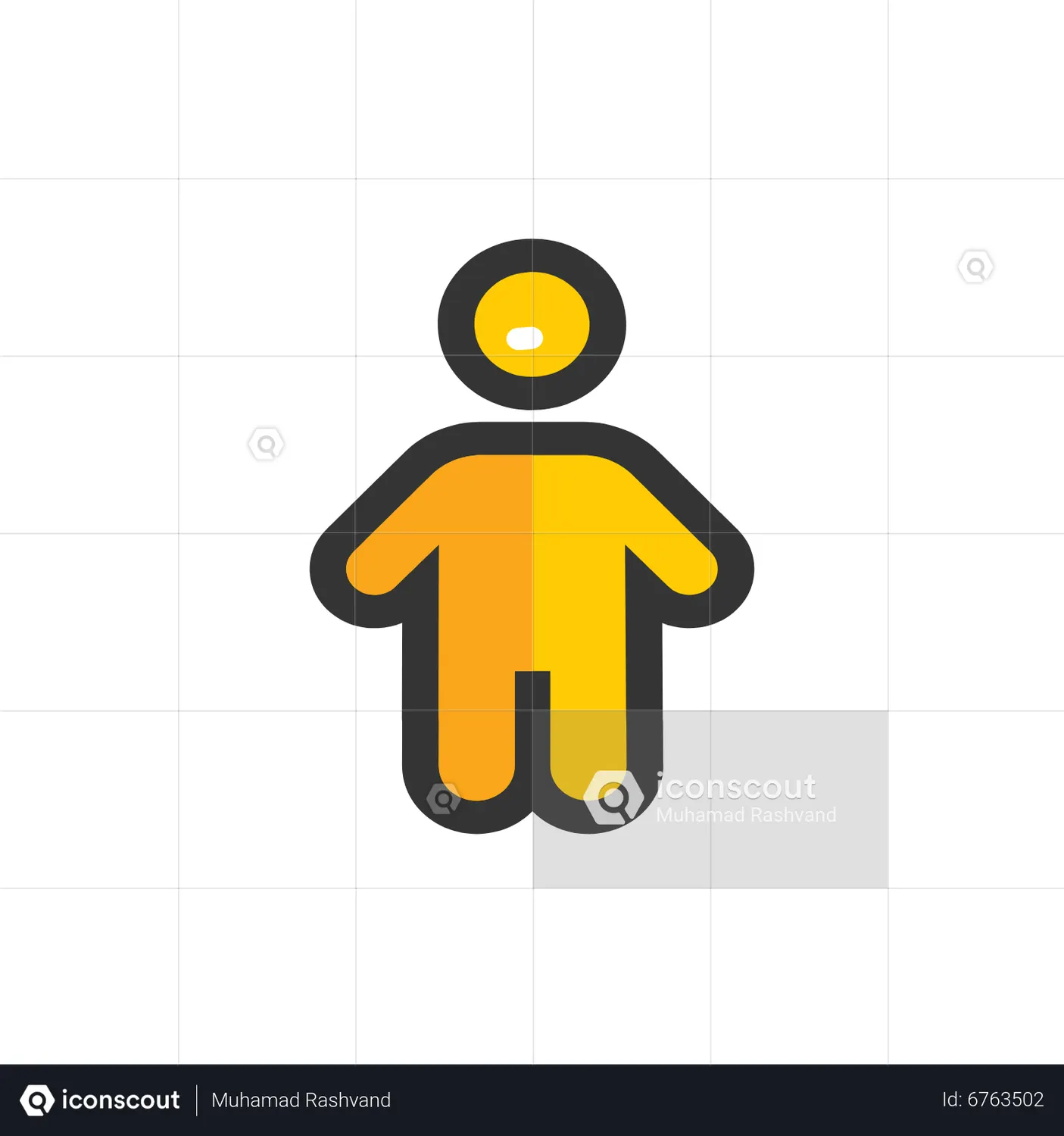 Male avatar Animated Icon download in JSON, LOTTIE or MP4 format