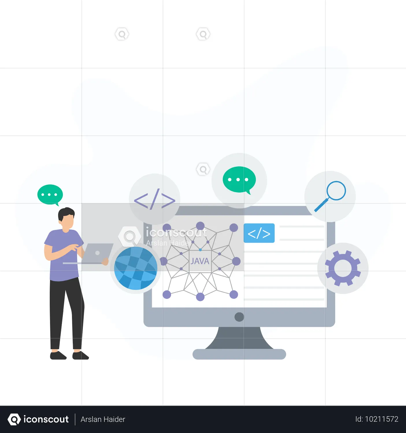 Man Doing Web Programming Animation - Free Download Business Animations ...