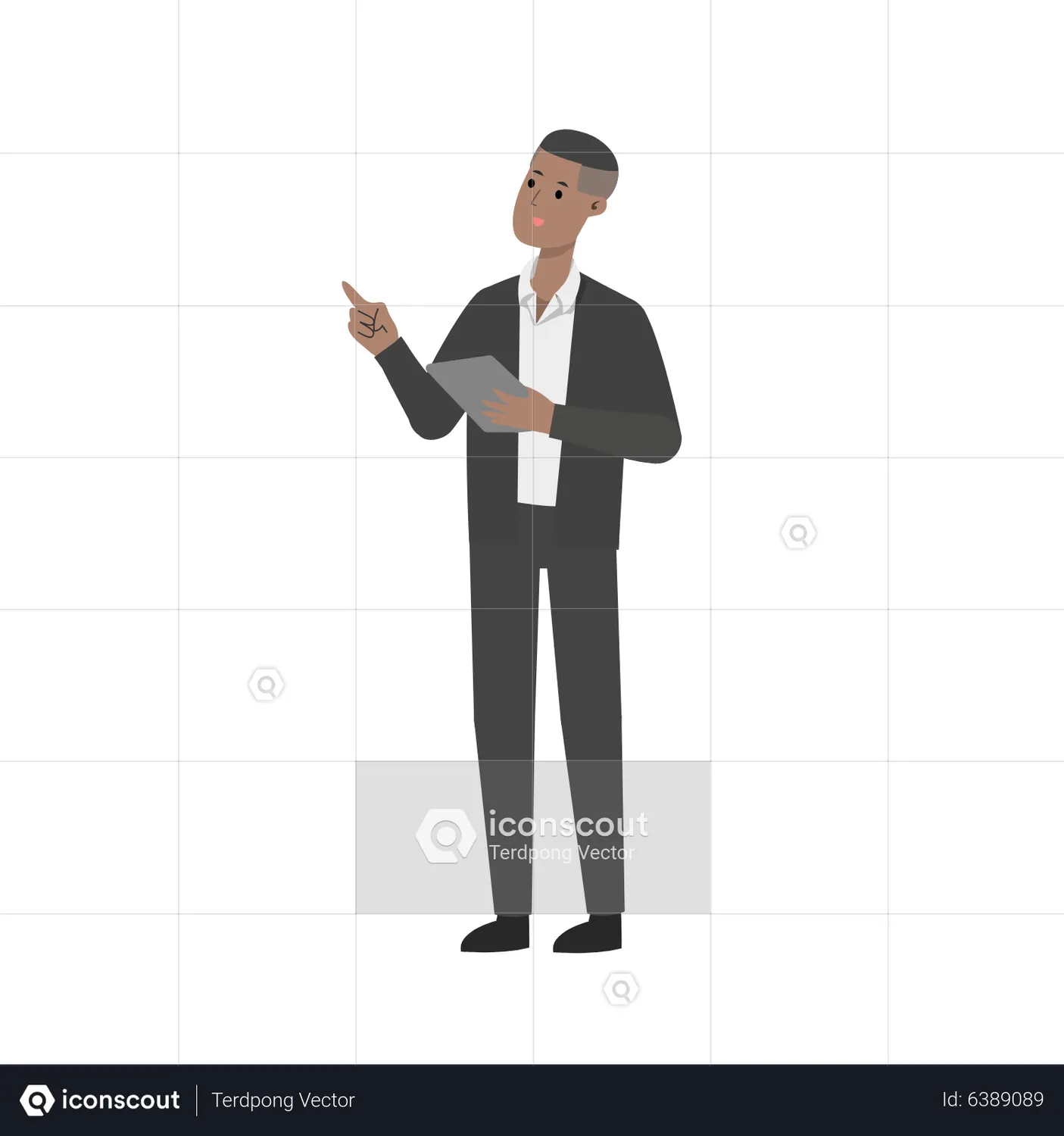 Man pointing finger Animated Illustration download in JSON, LOTTIE or ...