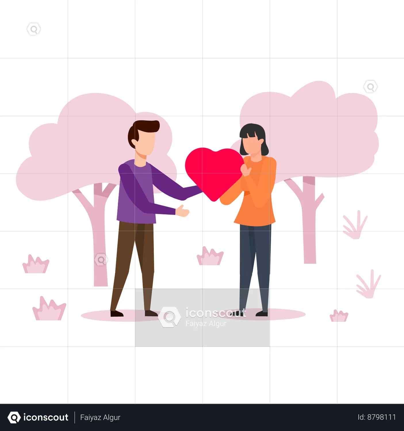 Man Proposing Girl Animation - Free Download Relationship Animations ...