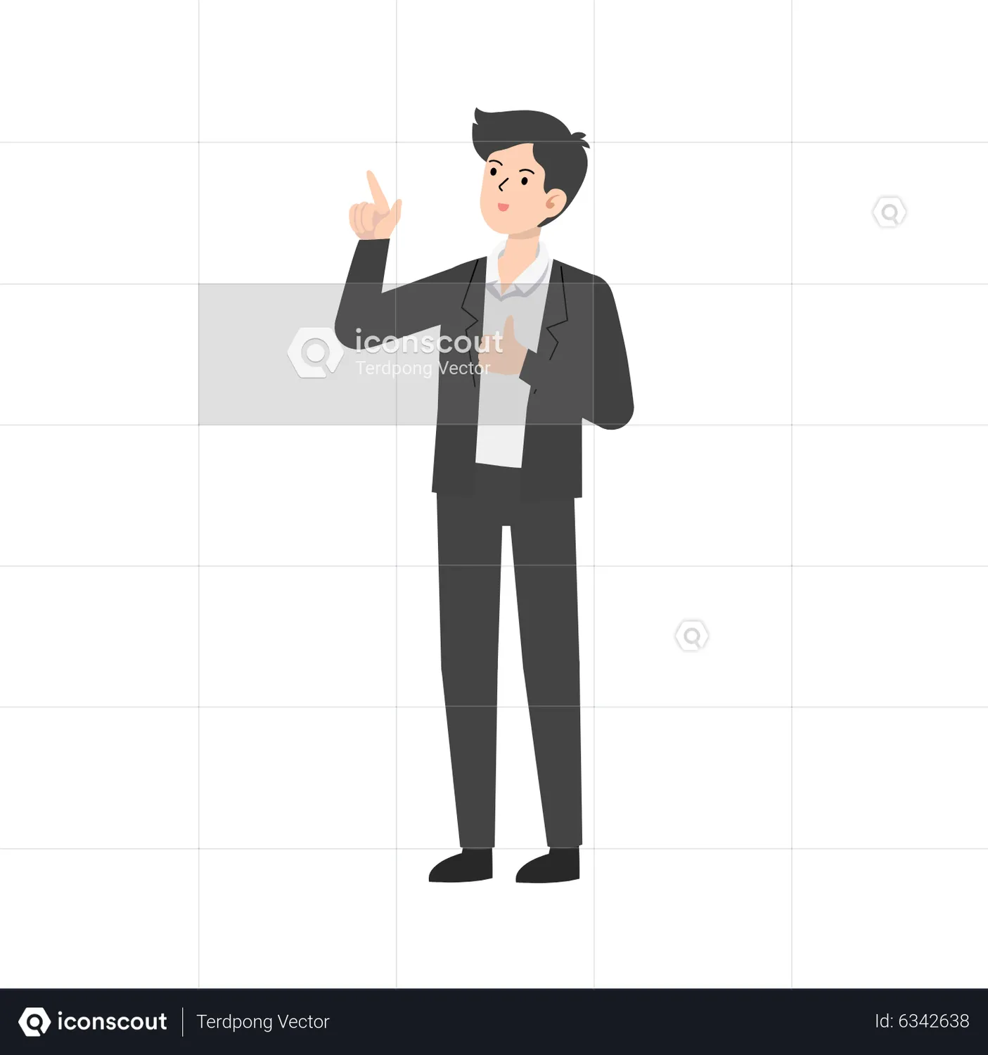 Man Showing Thumb Up Animated Illustration download in JSON, LOTTIE or ...