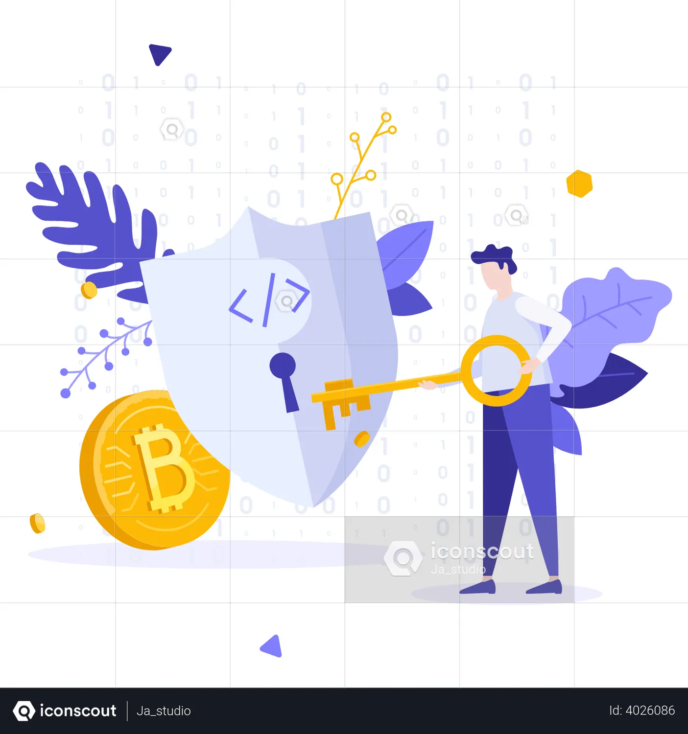 Man Working On Crypto Encryption Animation - Free Download Business ...