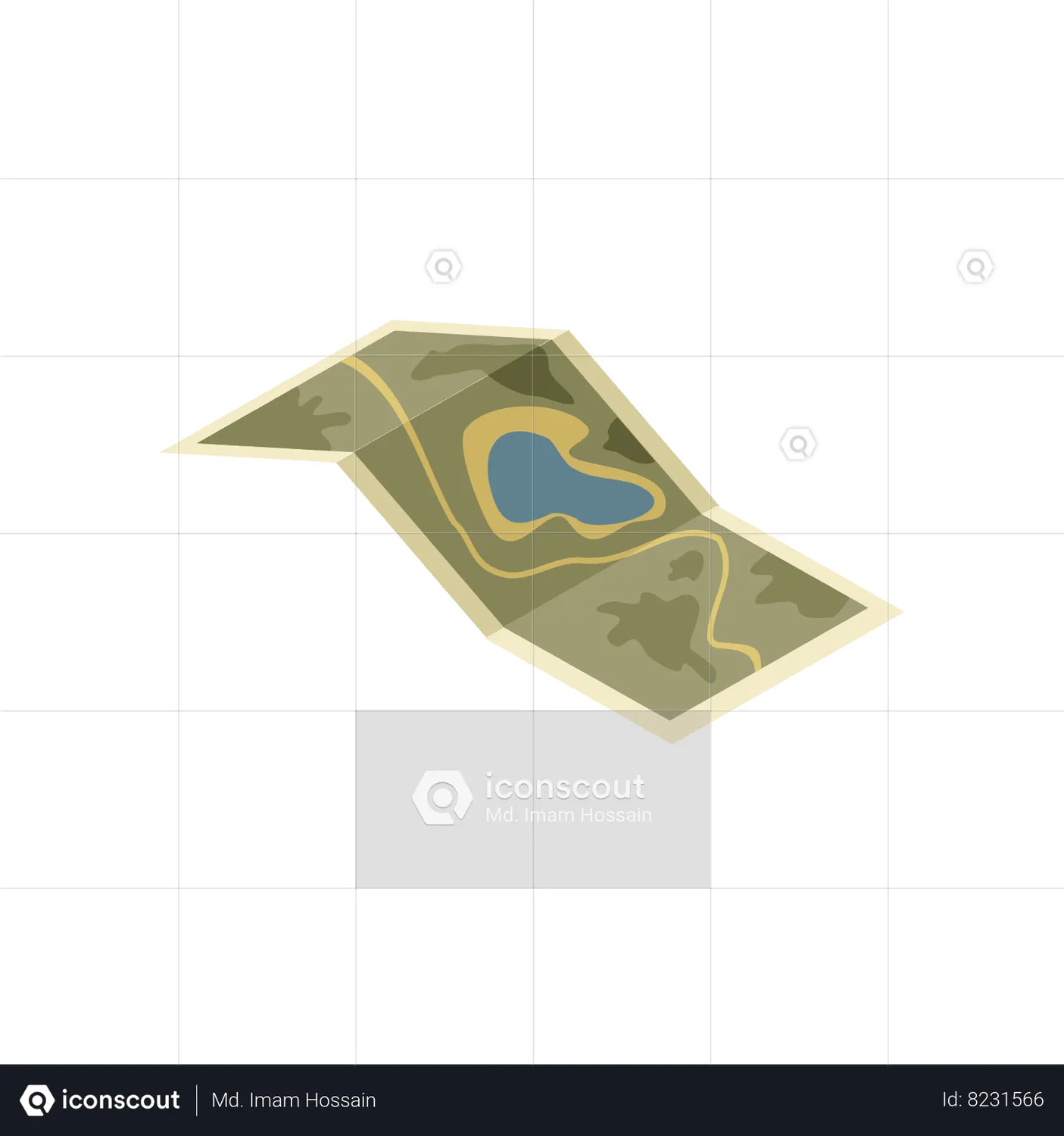 Map Animated Icon download in JSON, LOTTIE or MP4 format