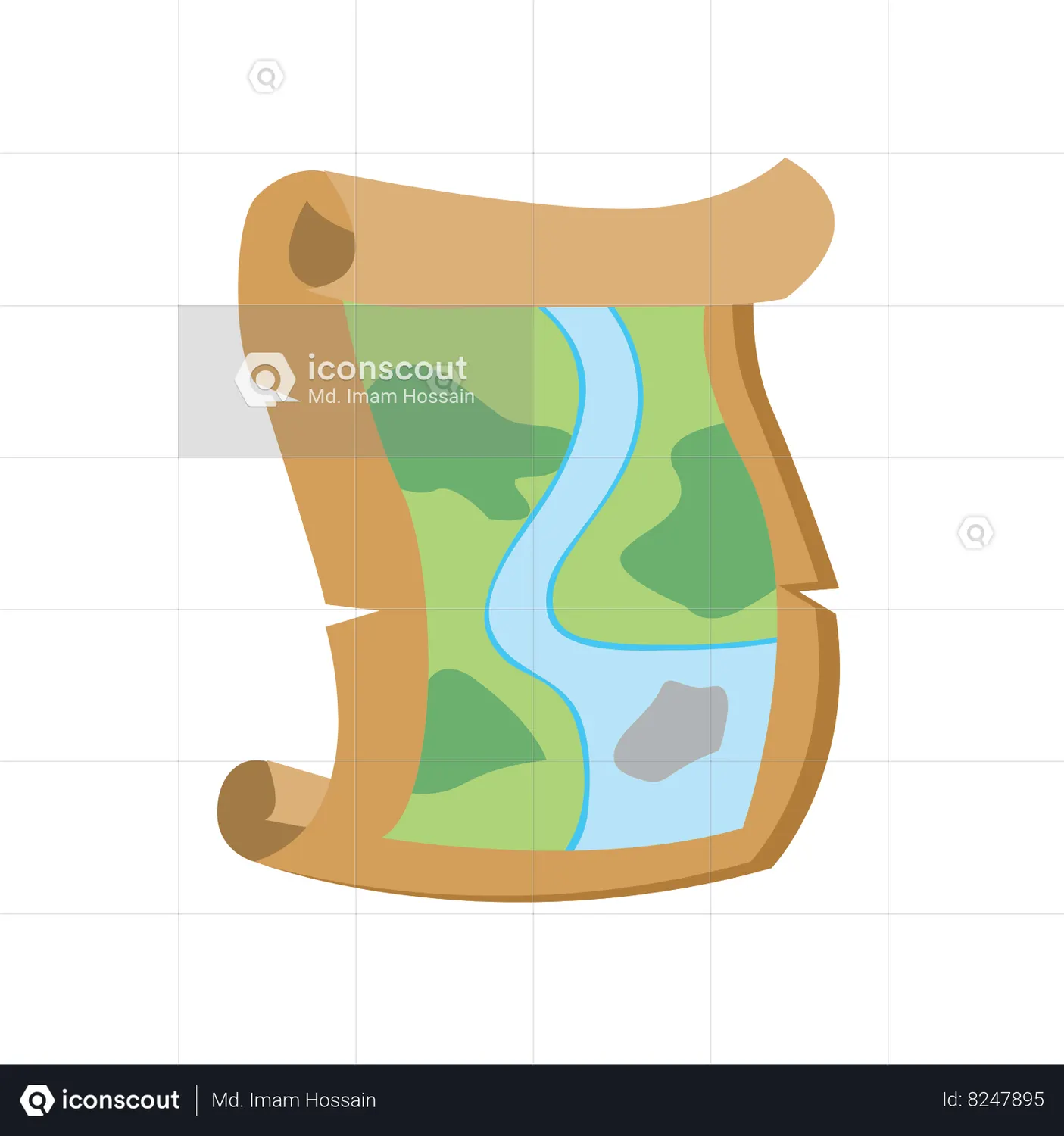 Map Animated Icon download in JSON, LOTTIE or MP4 format