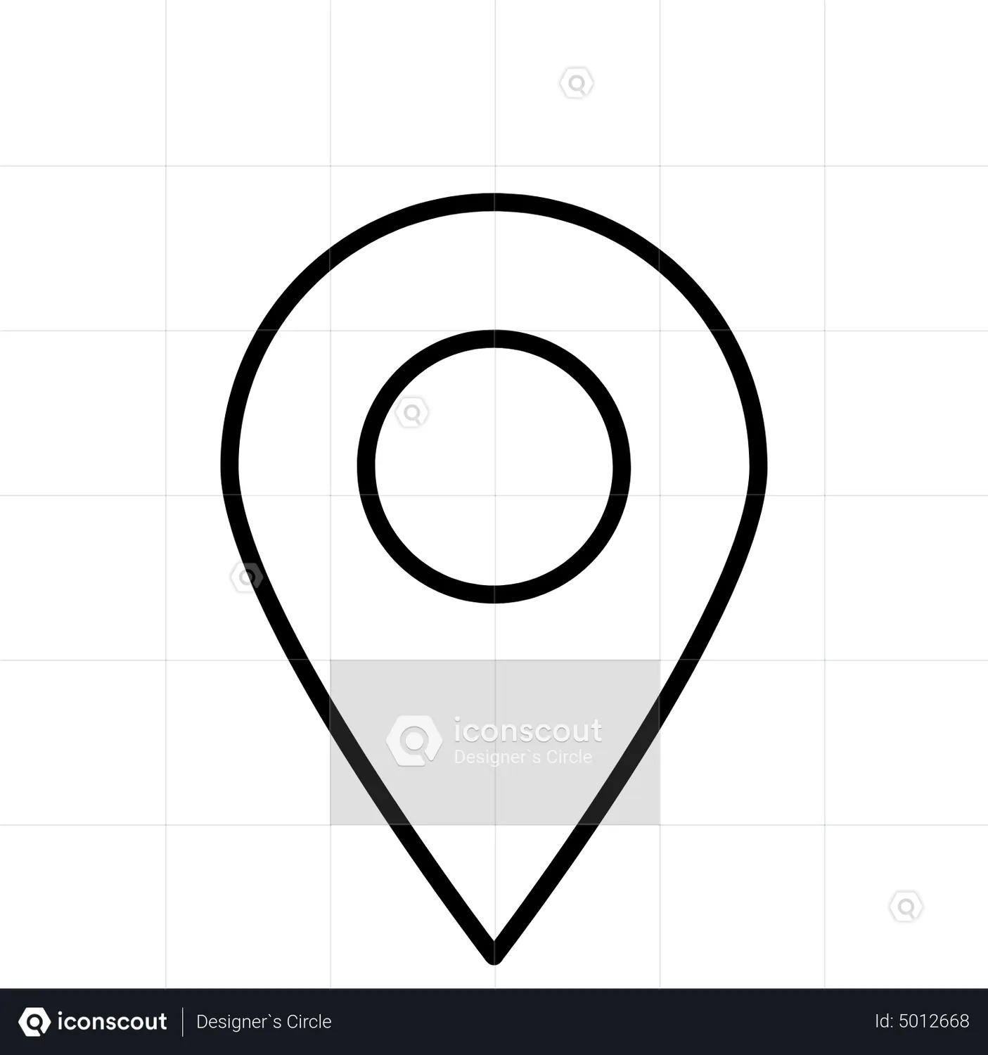 Map Pin Animated Icon download in JSON, LOTTIE or MP4 format