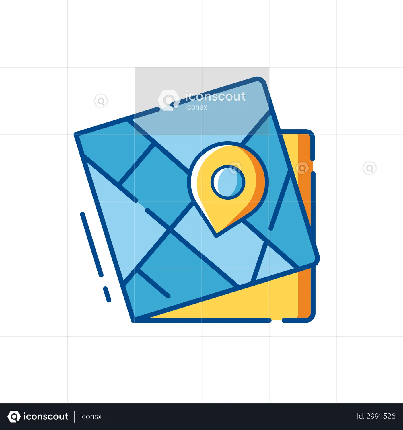Maps Animated Icon download in JSON, LOTTIE or MP4 format