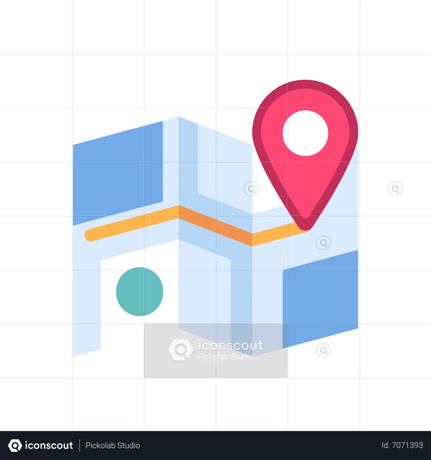 Maps Animated Icon download in JSON, LOTTIE or MP4 format