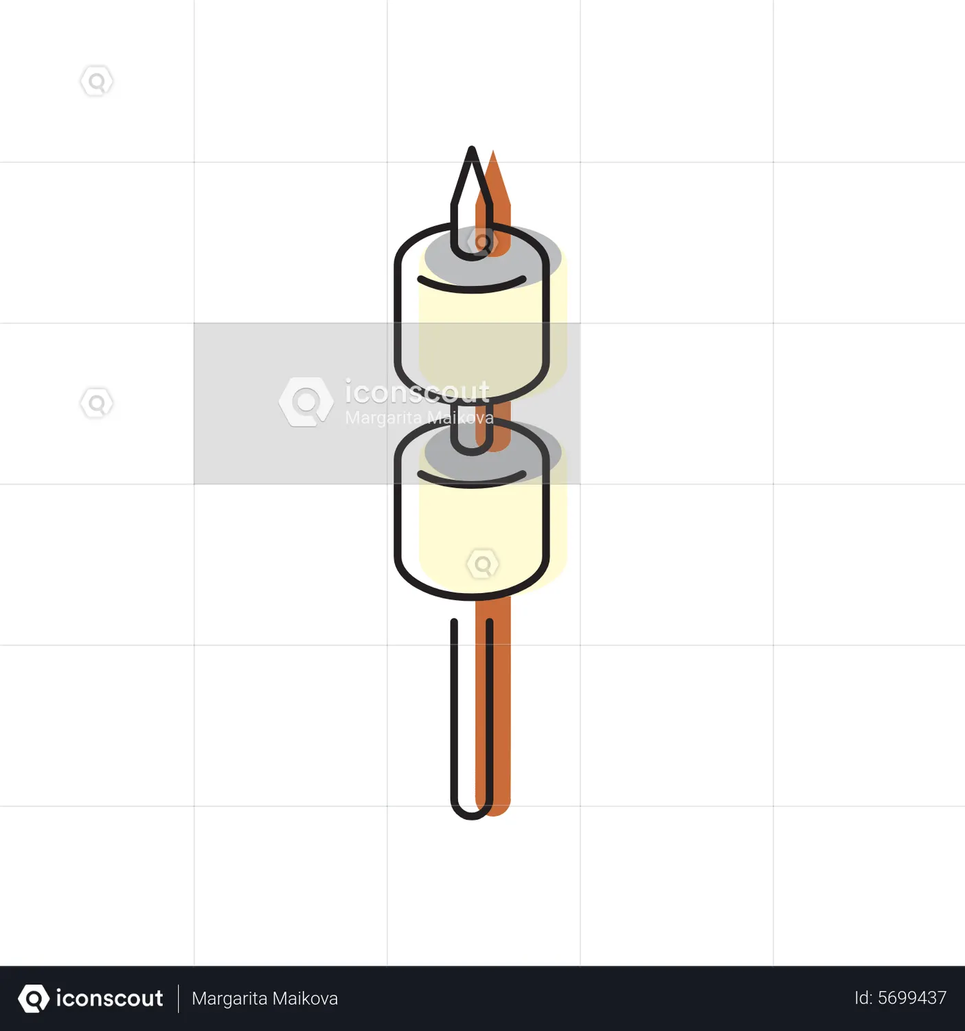 Marshmallow Animated Icon download in JSON, LOTTIE or MP4 format