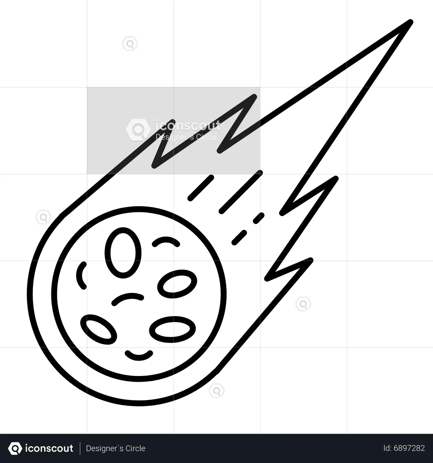 Meteoroids Animated Icon download in JSON, LOTTIE or MP4 format