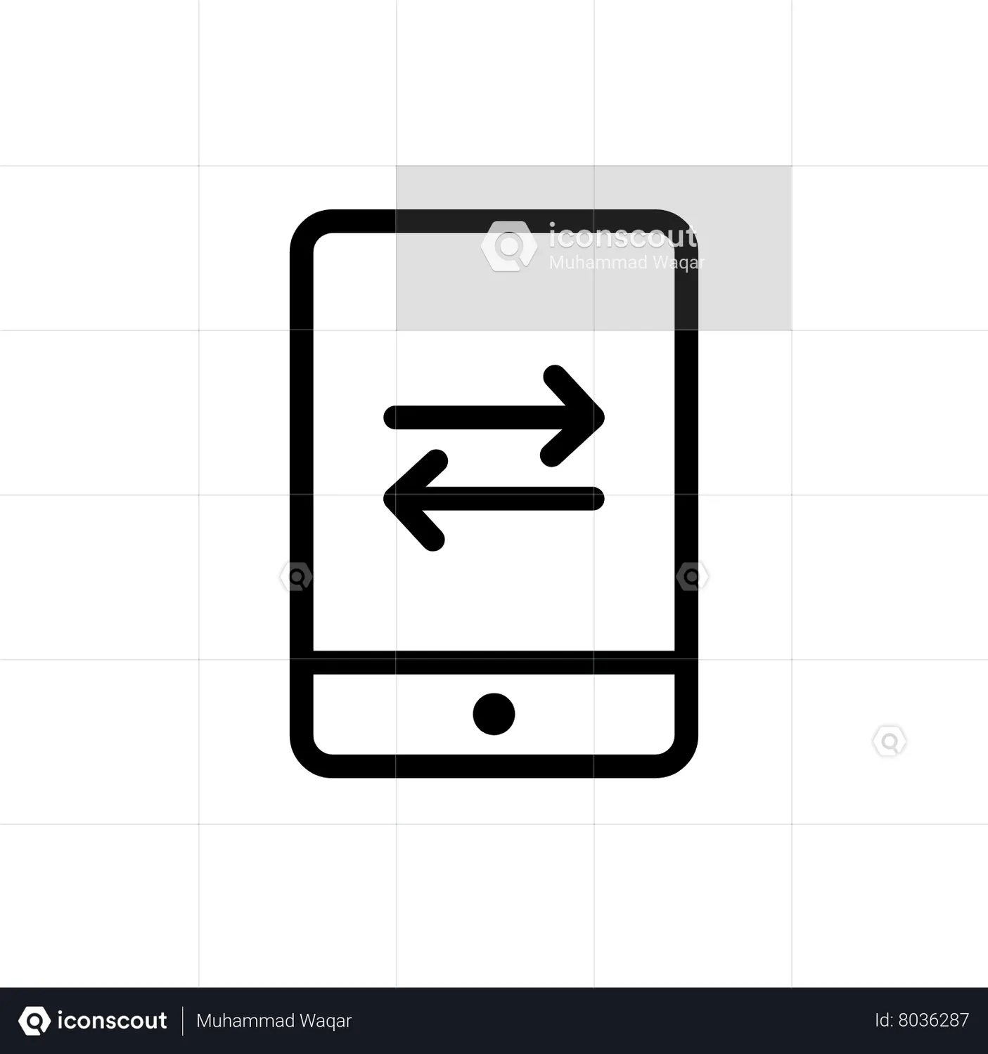 Mobile Exchange Animated Icon download in JSON, LOTTIE or MP4 format