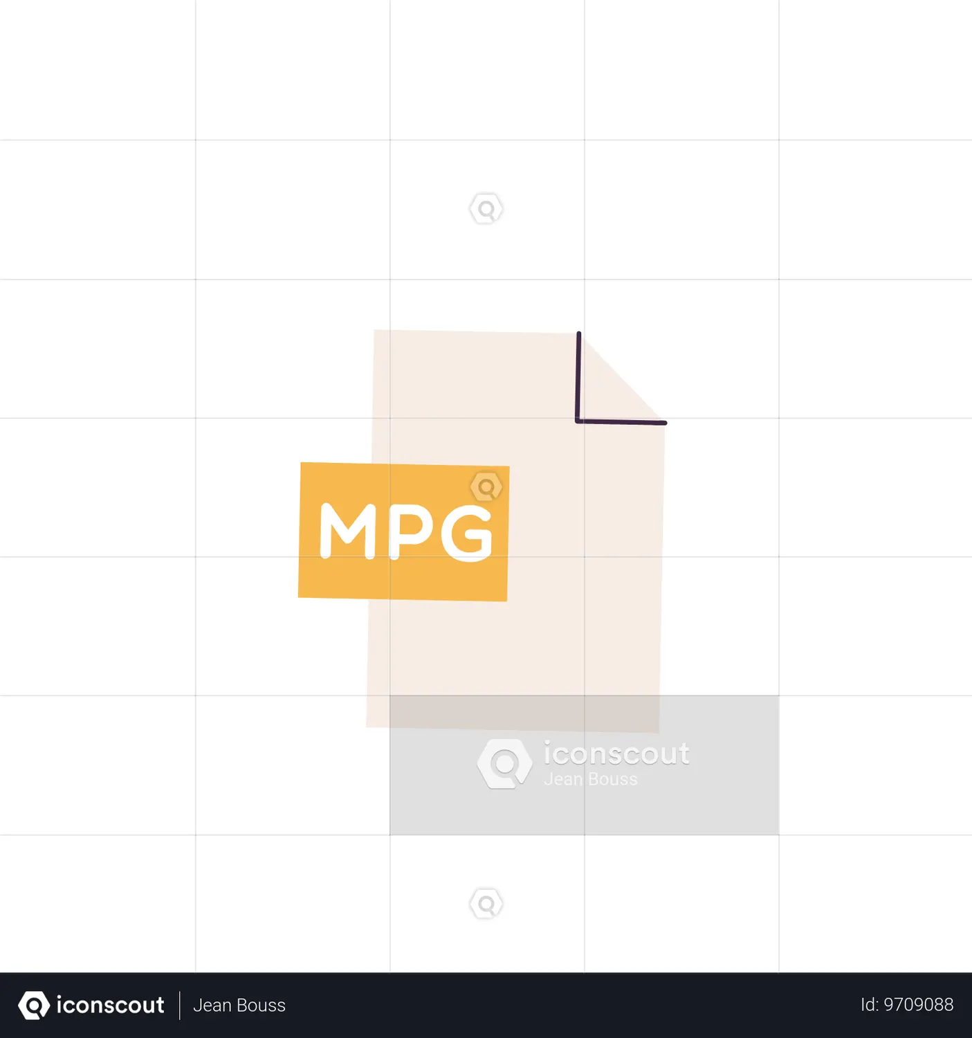 MPG File Animated Icon - Free Download Files & Folders Animated Icons | IconScout