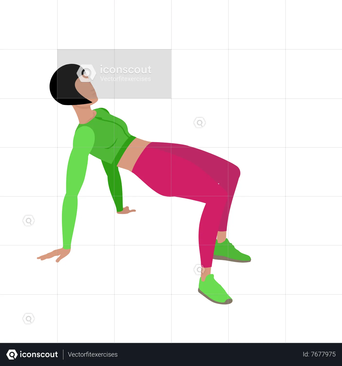 Mujer Haciendo Ejercicio De Toques De Dedos De Cangrejo Animation - Free  Download Gente Animations | IconScout