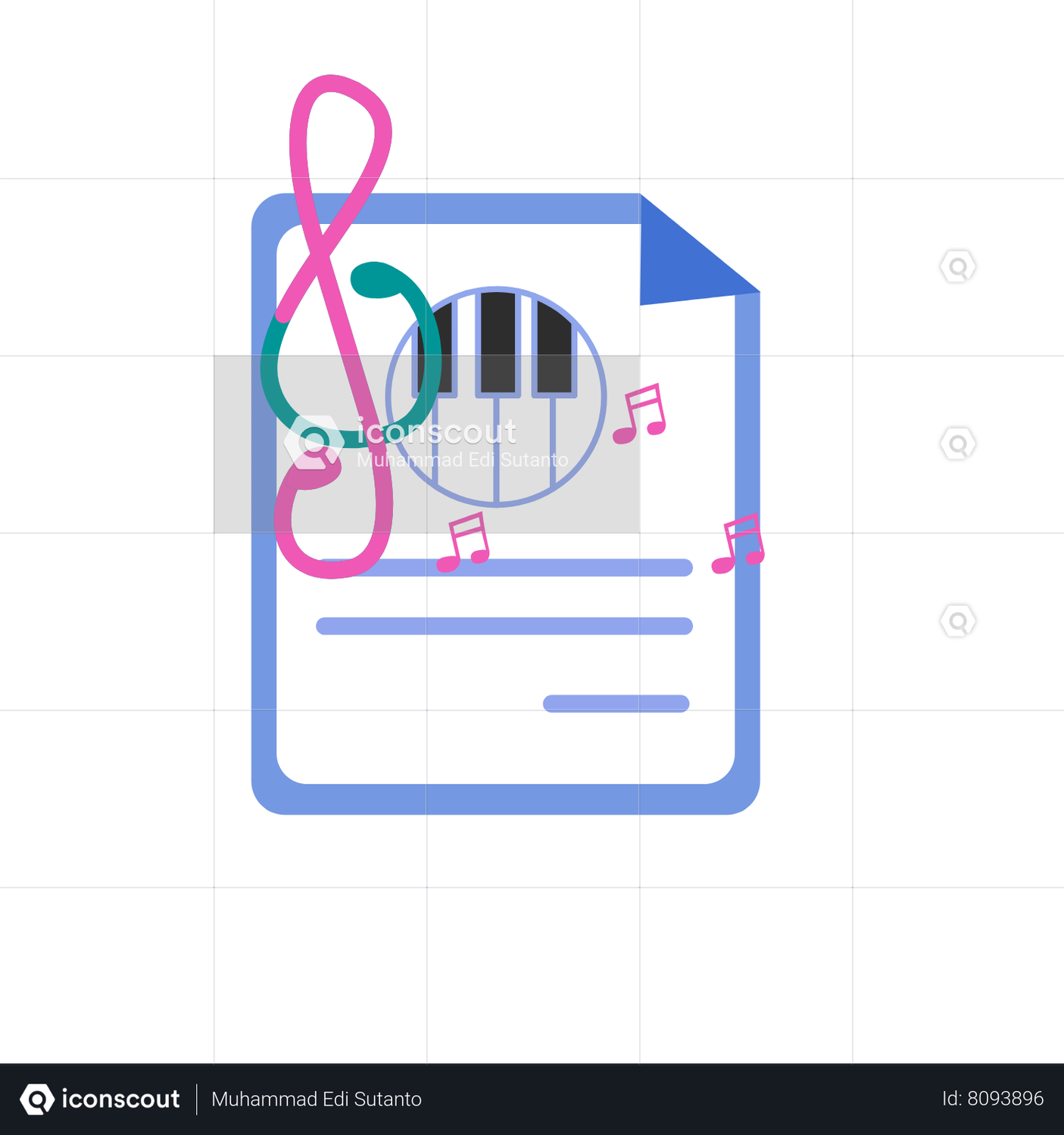 Music Notes Animation by Muhammad Edi Sutanto | LottieFiles