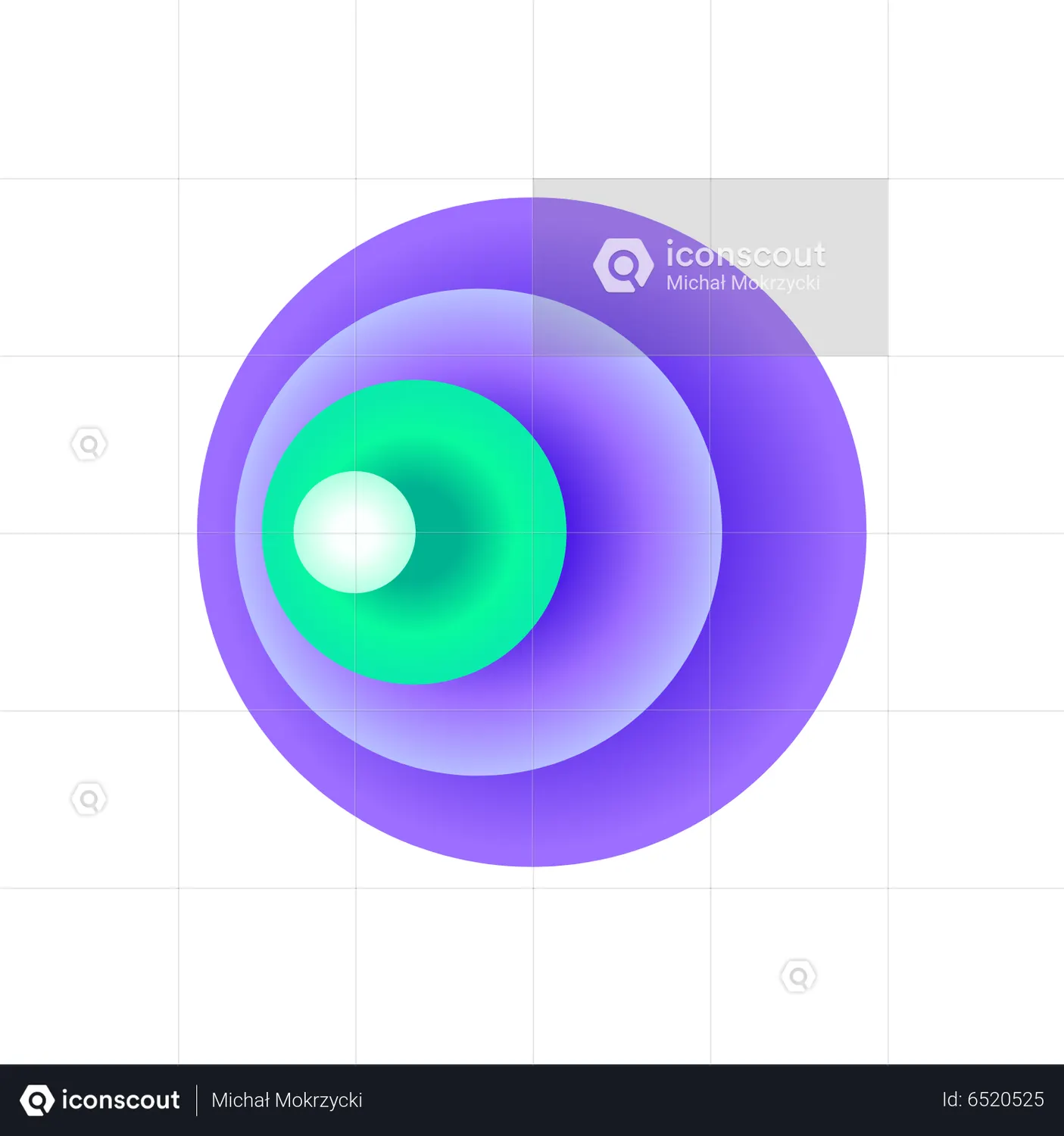 Nested circles Animated Icon download in JSON, LOTTIE or MP4 format