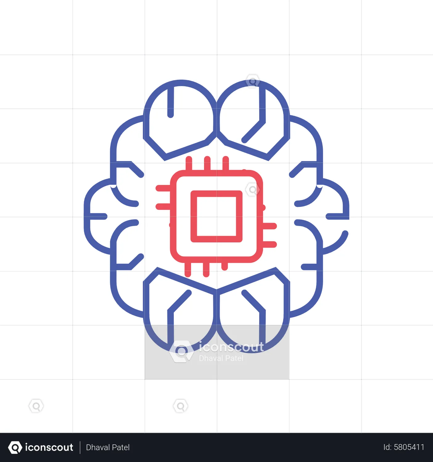 Neuromorphic Engineering Animated Icon download in JSON, LOTTIE or MP4