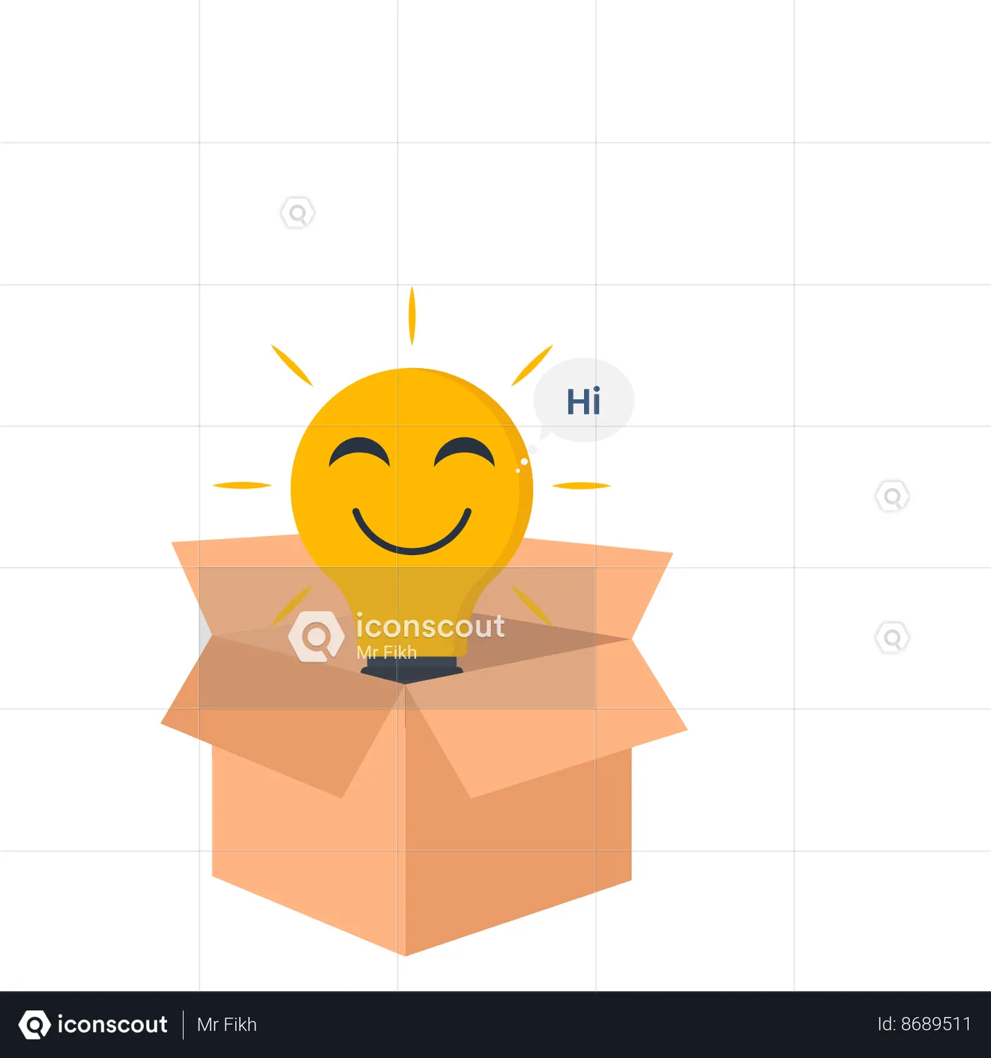 New idea come out the box Animated Illustration download in JSON