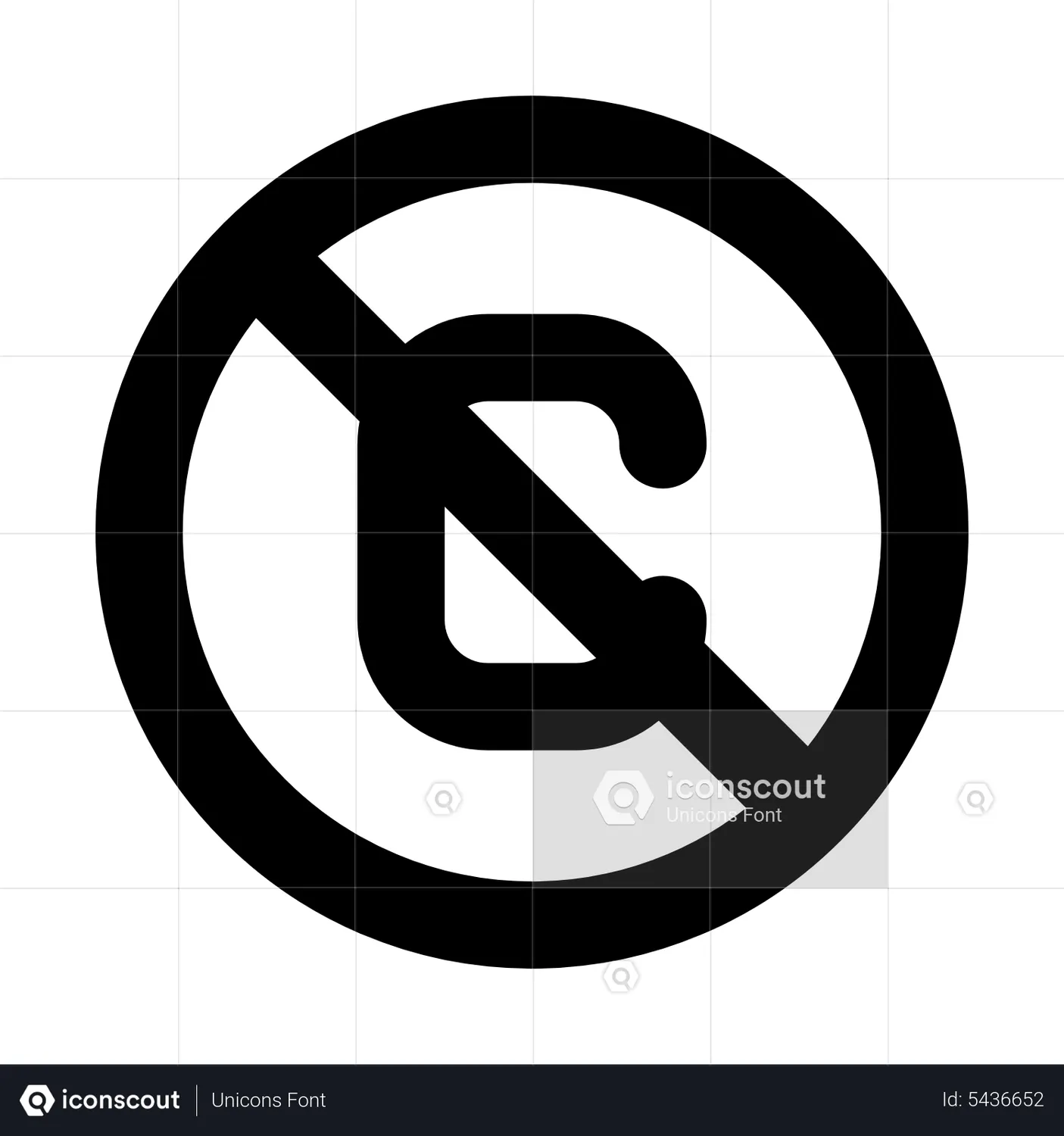 No Copyright Animated Icon - Free Download Sign & Symbols Animated