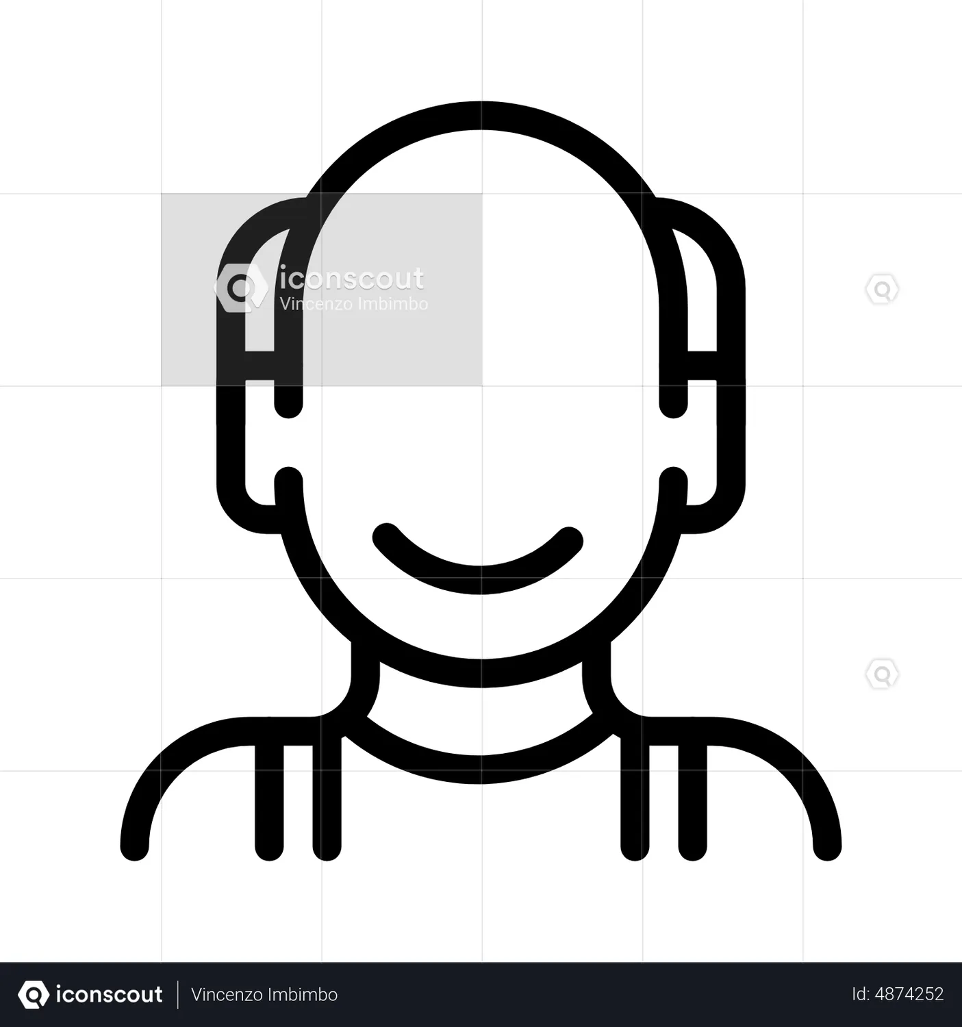 Old Man Avatar Animated Icon download in JSON, LOTTIE or MP4 format