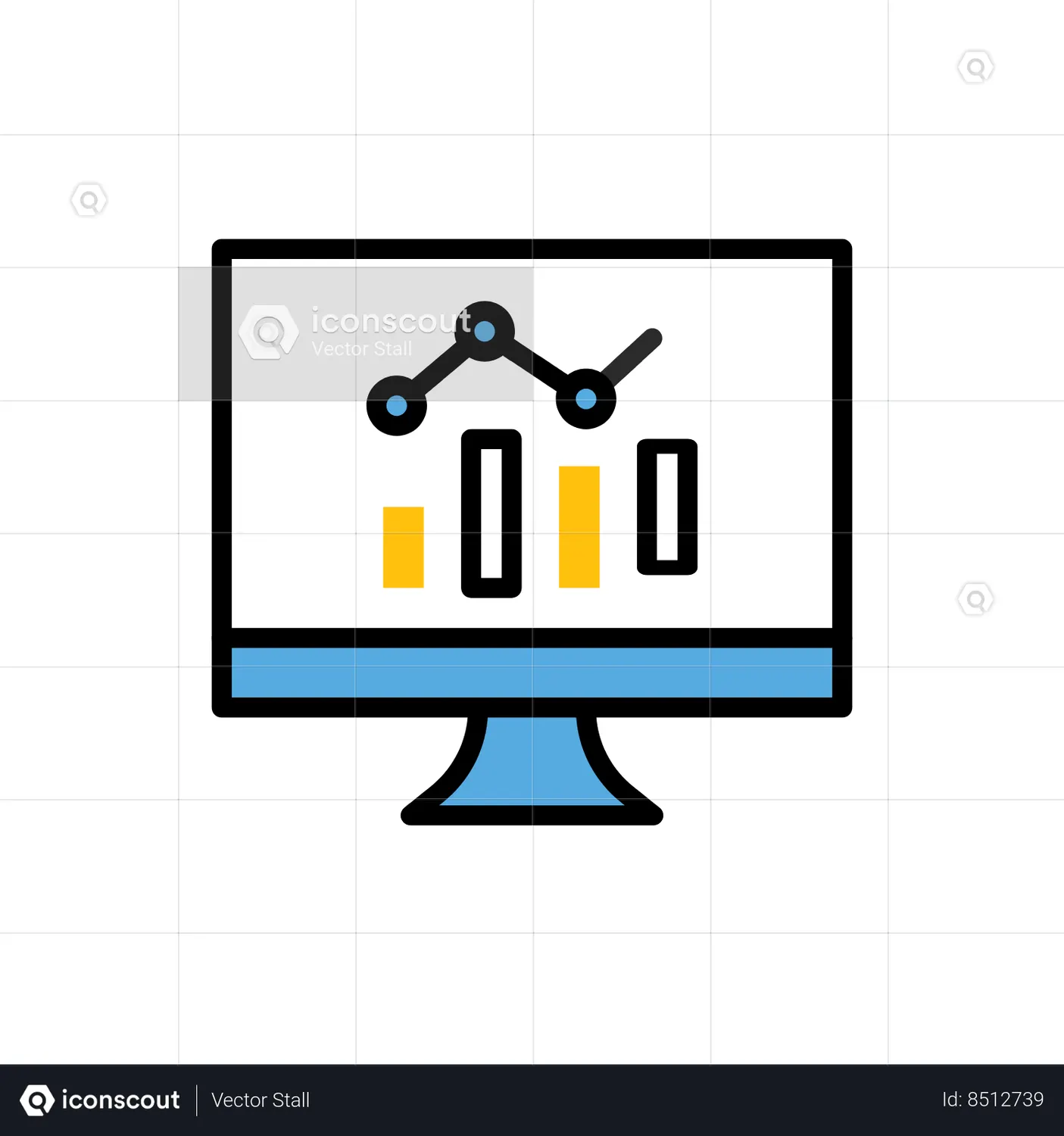 Online Analysis Chart Animated Icon - Free Download Network ...