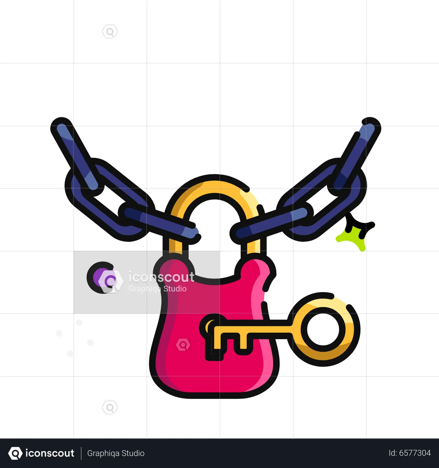 Padlock Prison Lottie Animation Crime & Security Lottie Animations