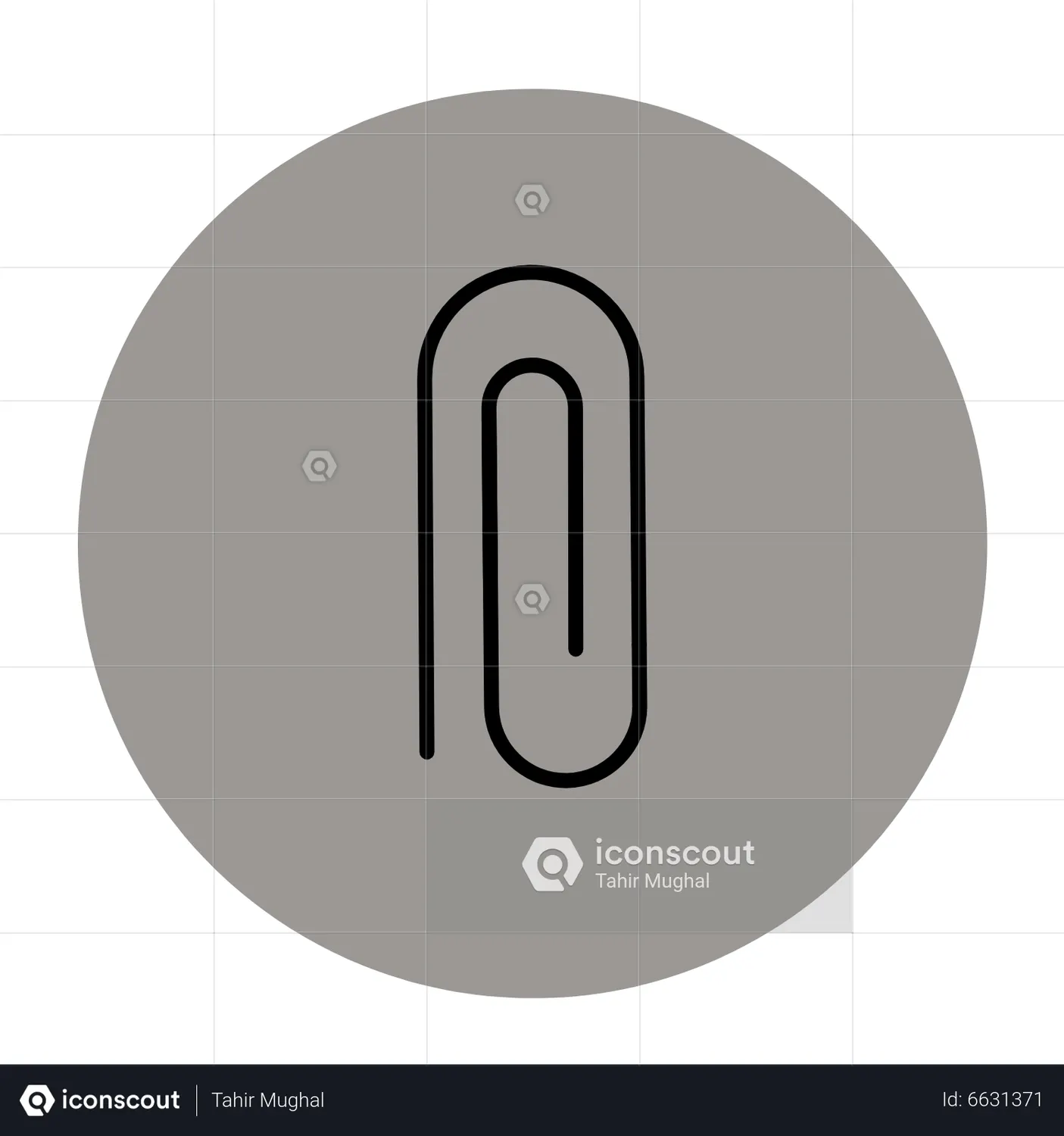 Paperclip Animated Icon download in JSON, LOTTIE or MP4 format
