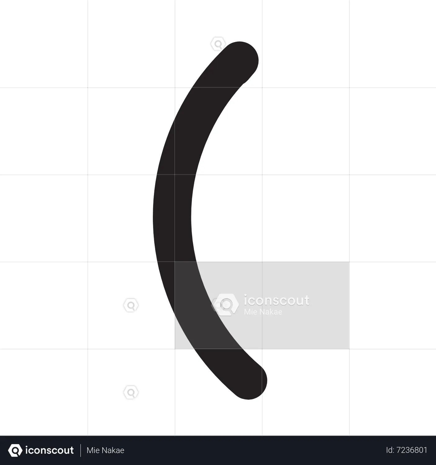 Parentheses Animated Icon download in JSON, LOTTIE or MP4 format