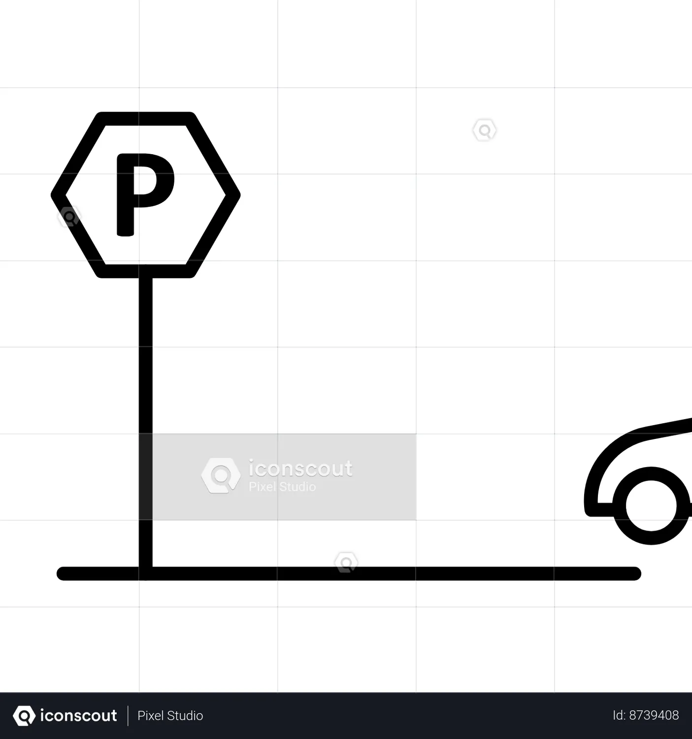 Parking Sign Board Animated Icon - Free Download Holidays Animated ...