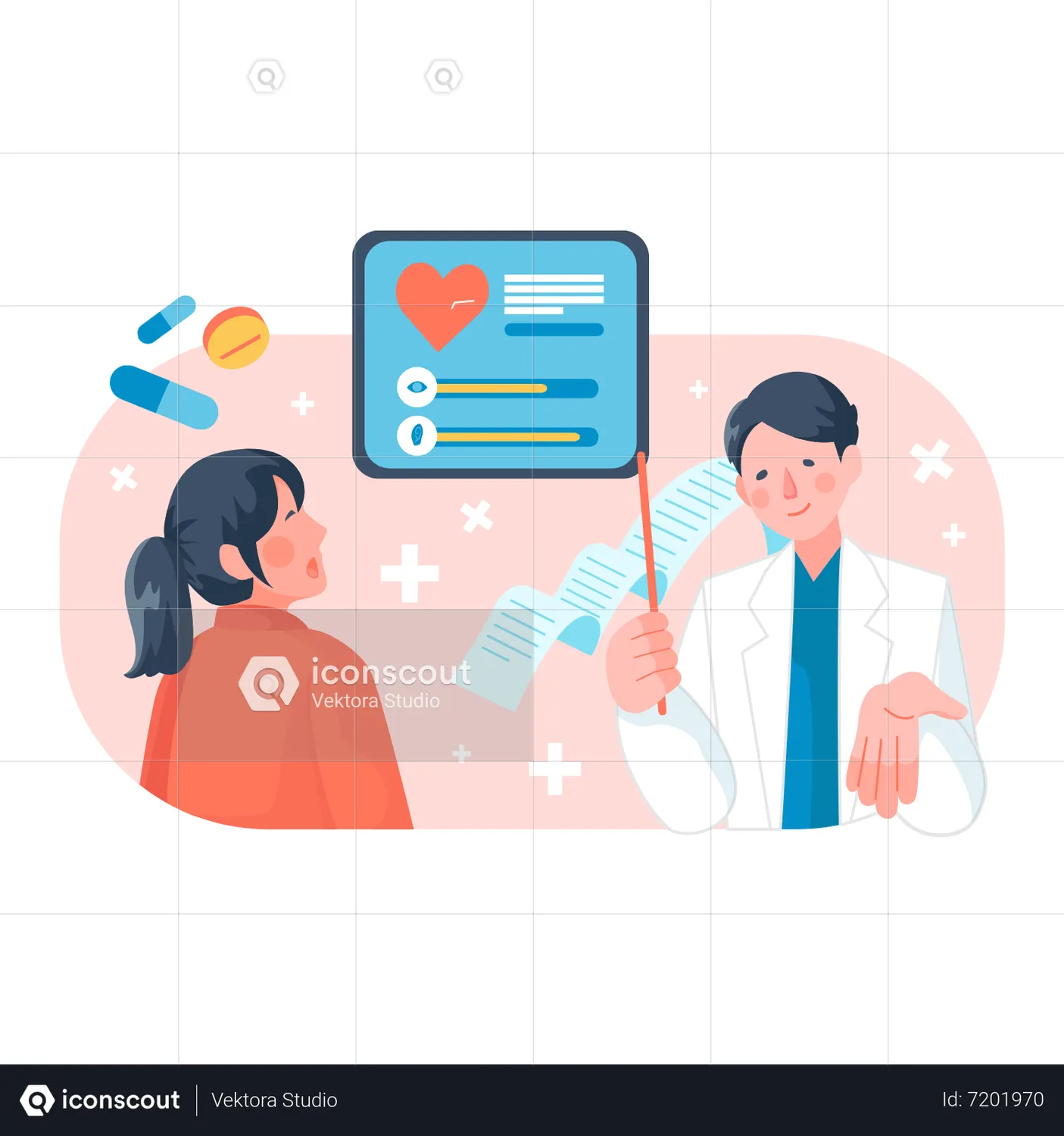 Patient Consultation With Doctor Animation - Free Download Healthcare ...