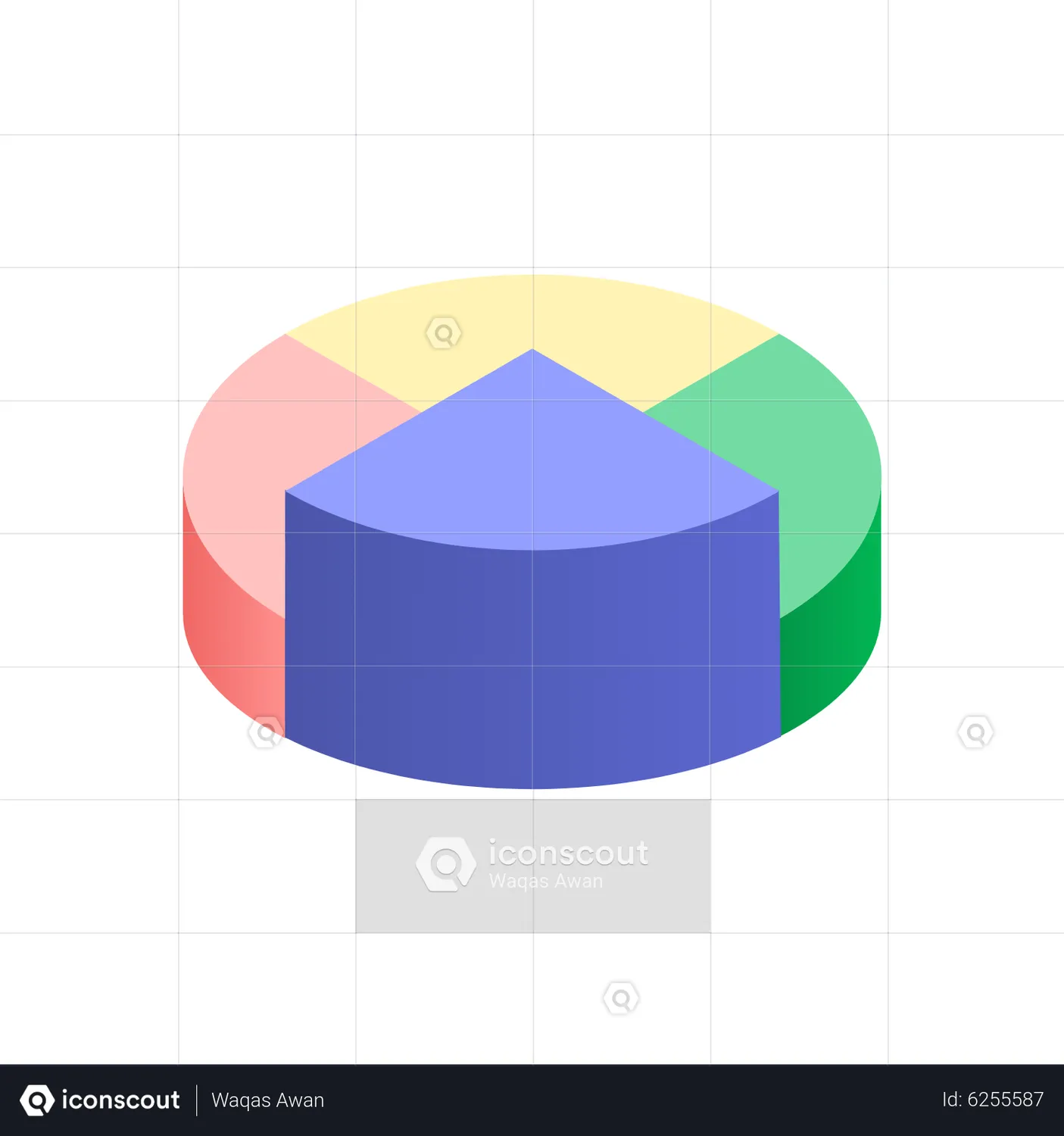 Pie Chart Animated Icon download in JSON, LOTTIE or MP4 format