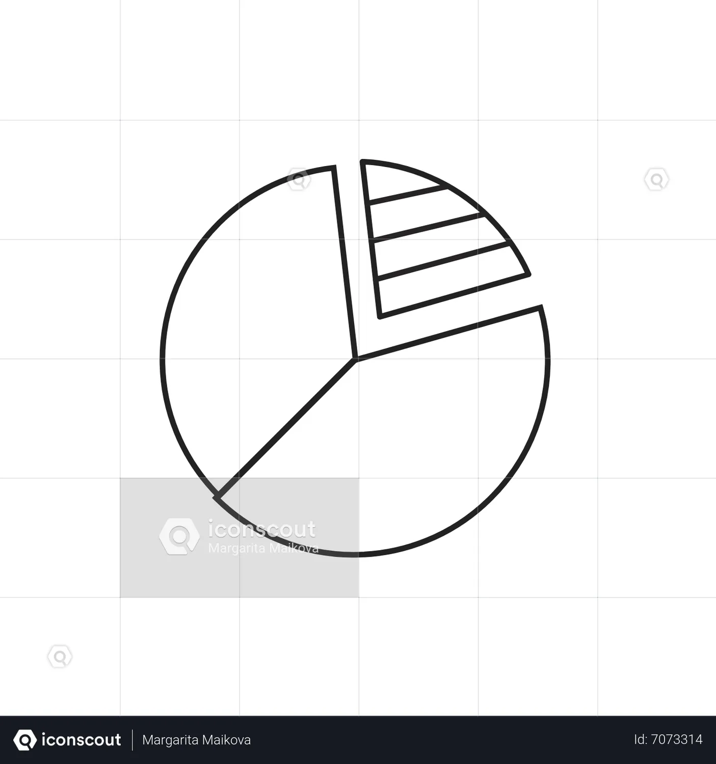 Pie Chart Animated Icon download in JSON, LOTTIE or MP4 format