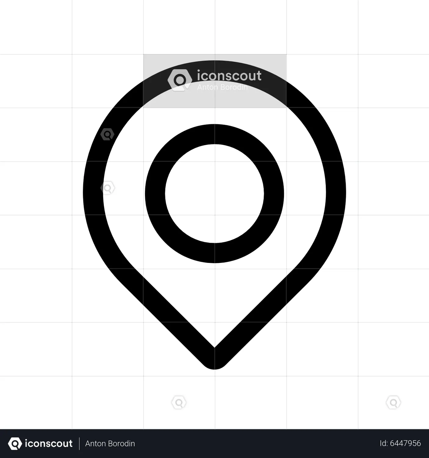 Pin Animated Icon download in JSON, LOTTIE or MP4 format