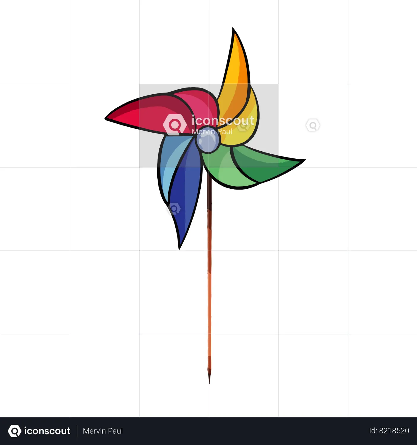 Pinwheel Animated Icon Download In Json Lottie Or Mp4 Format