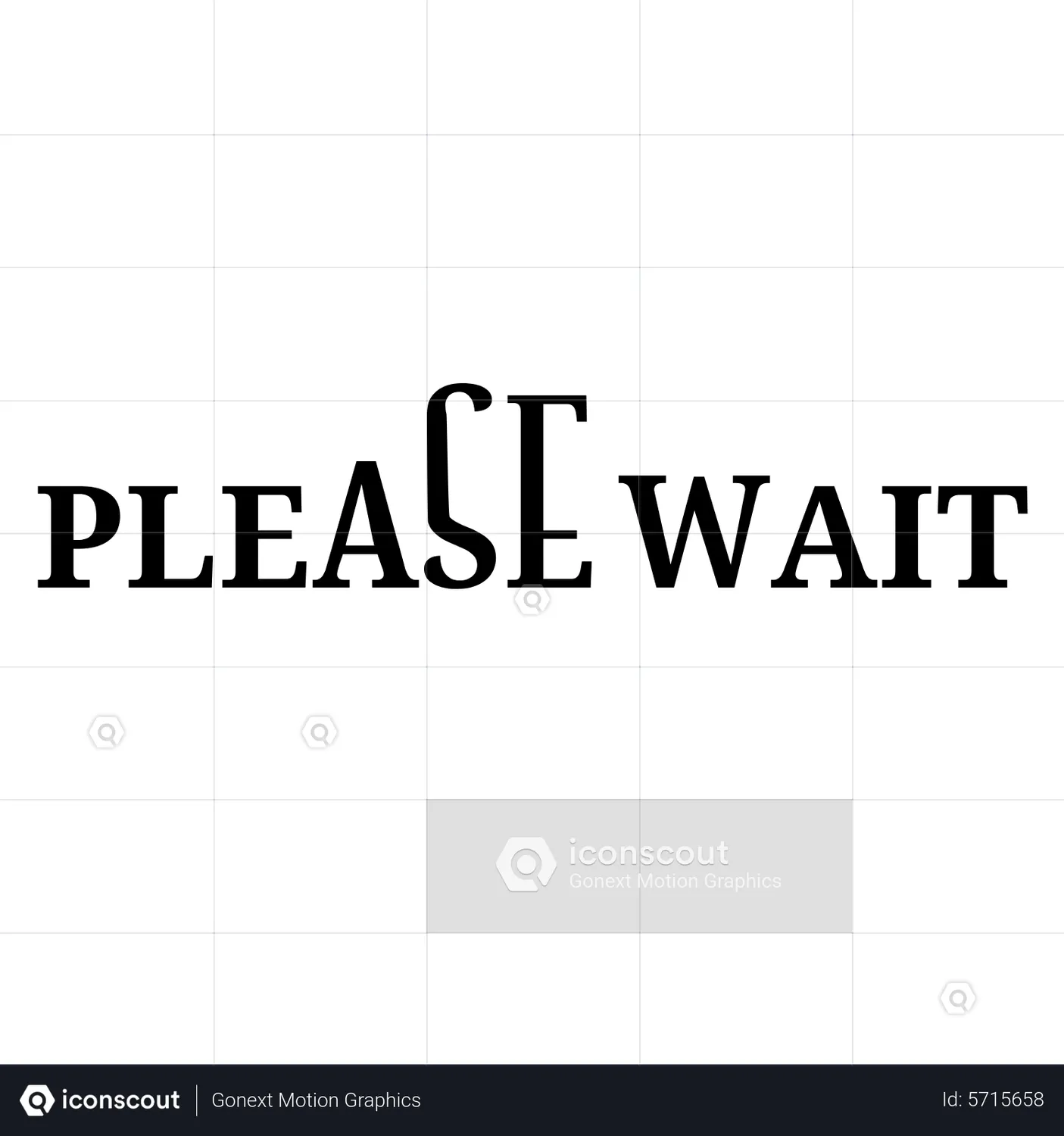 Please Wait Animated Icon Download In Json, Lottie Or Mp4 Format