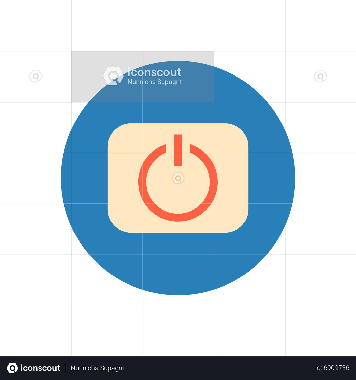 Power Button Animated Icon download in JSON, LOTTIE or MP4 format