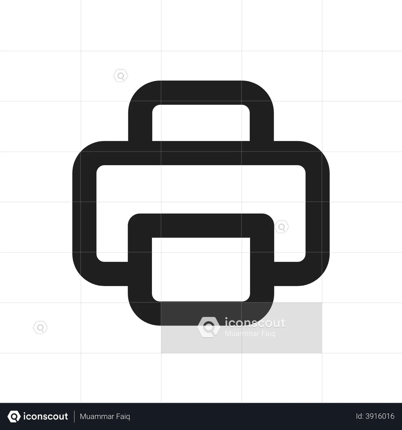 Printer Animated Icon download in JSON, LOTTIE or MP4 format