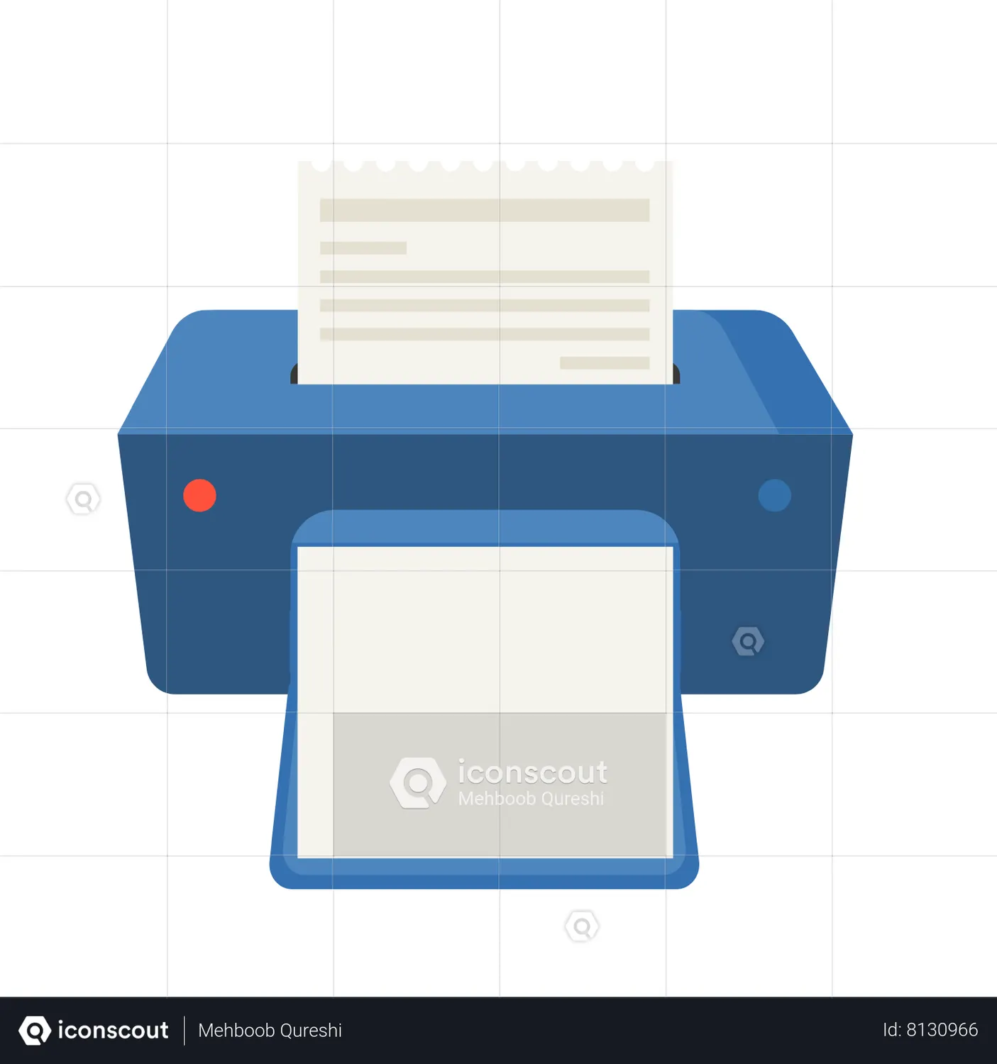 Printer Animated Icon download in JSON, LOTTIE or MP4 format