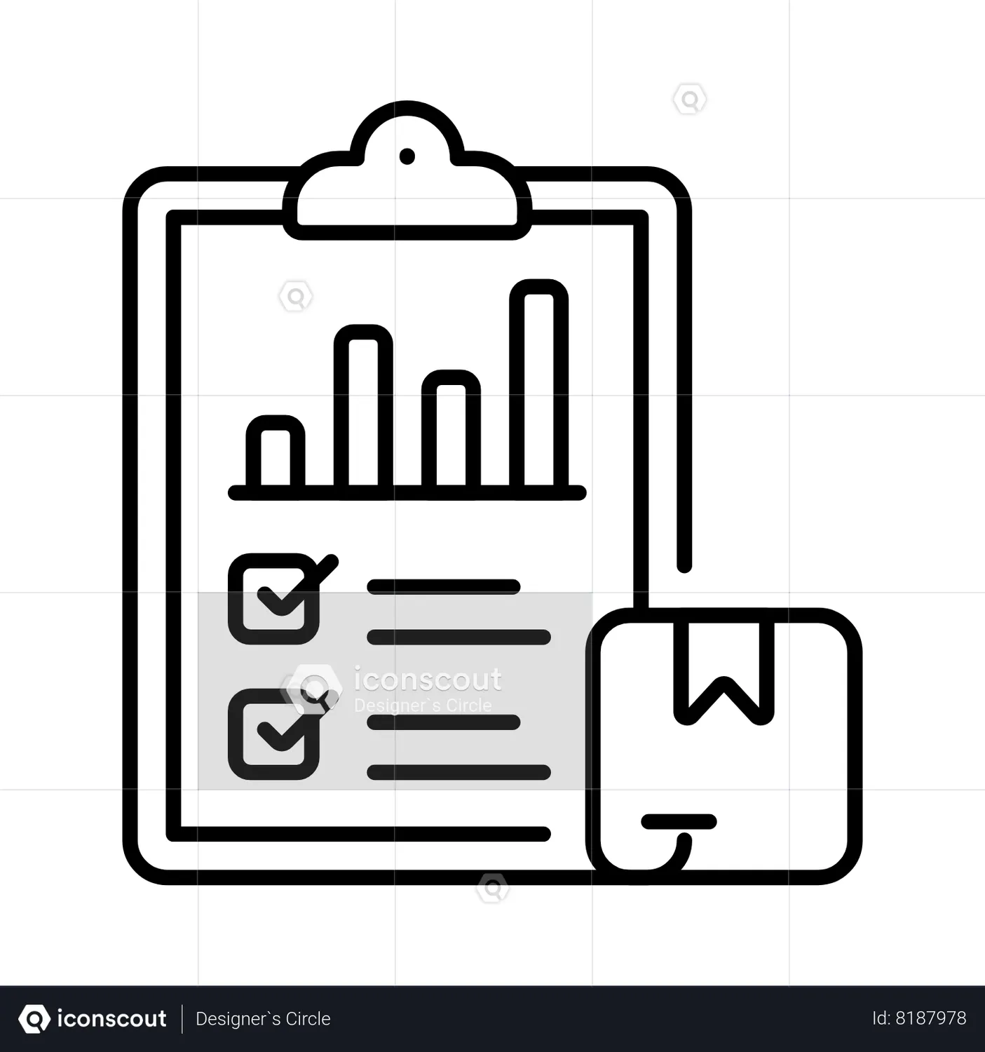 Production Report Animated Icon download in JSON, LOTTIE or MP4 format