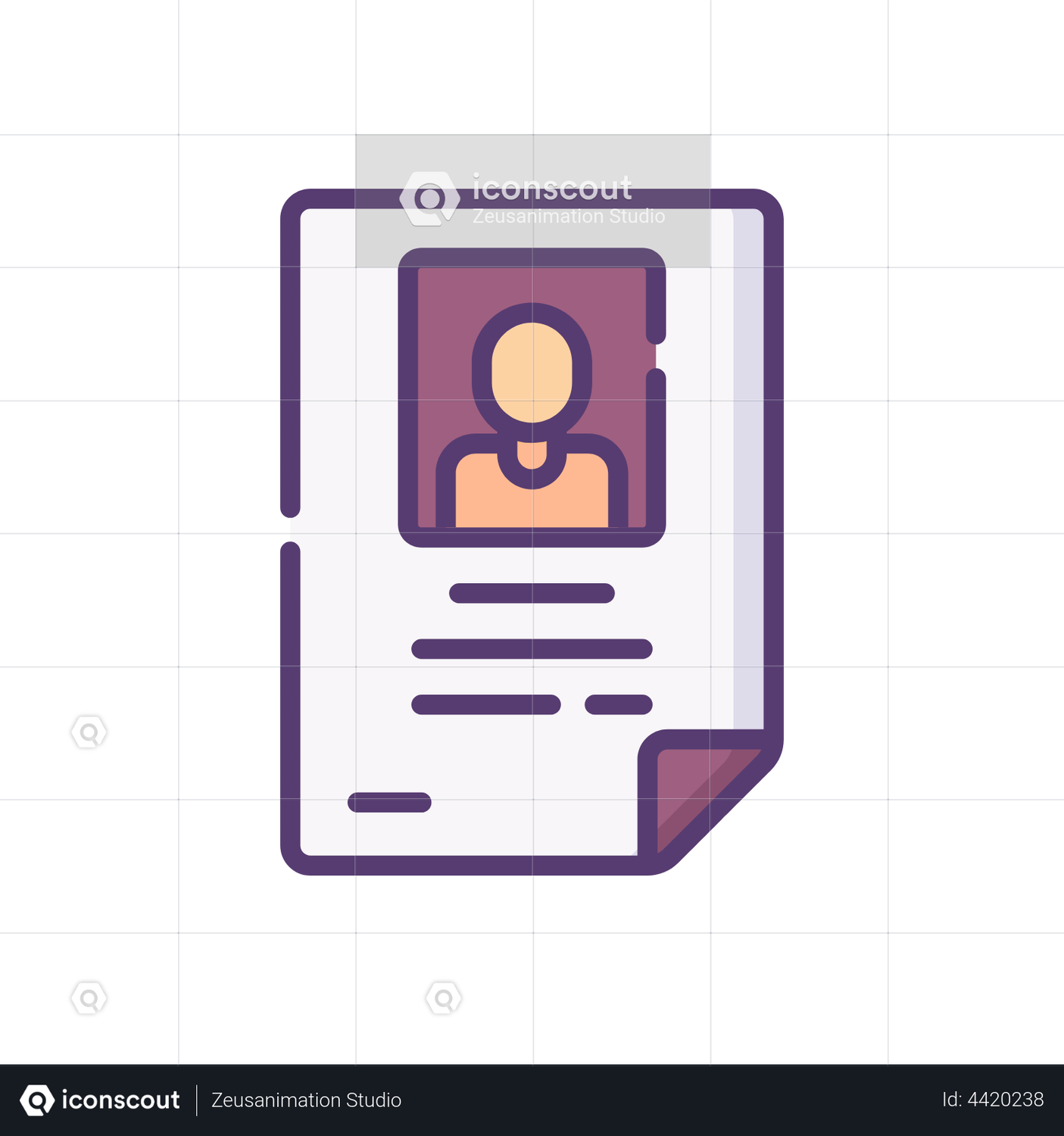 Profile Animation by Zeusanimation Studio | LottieFiles