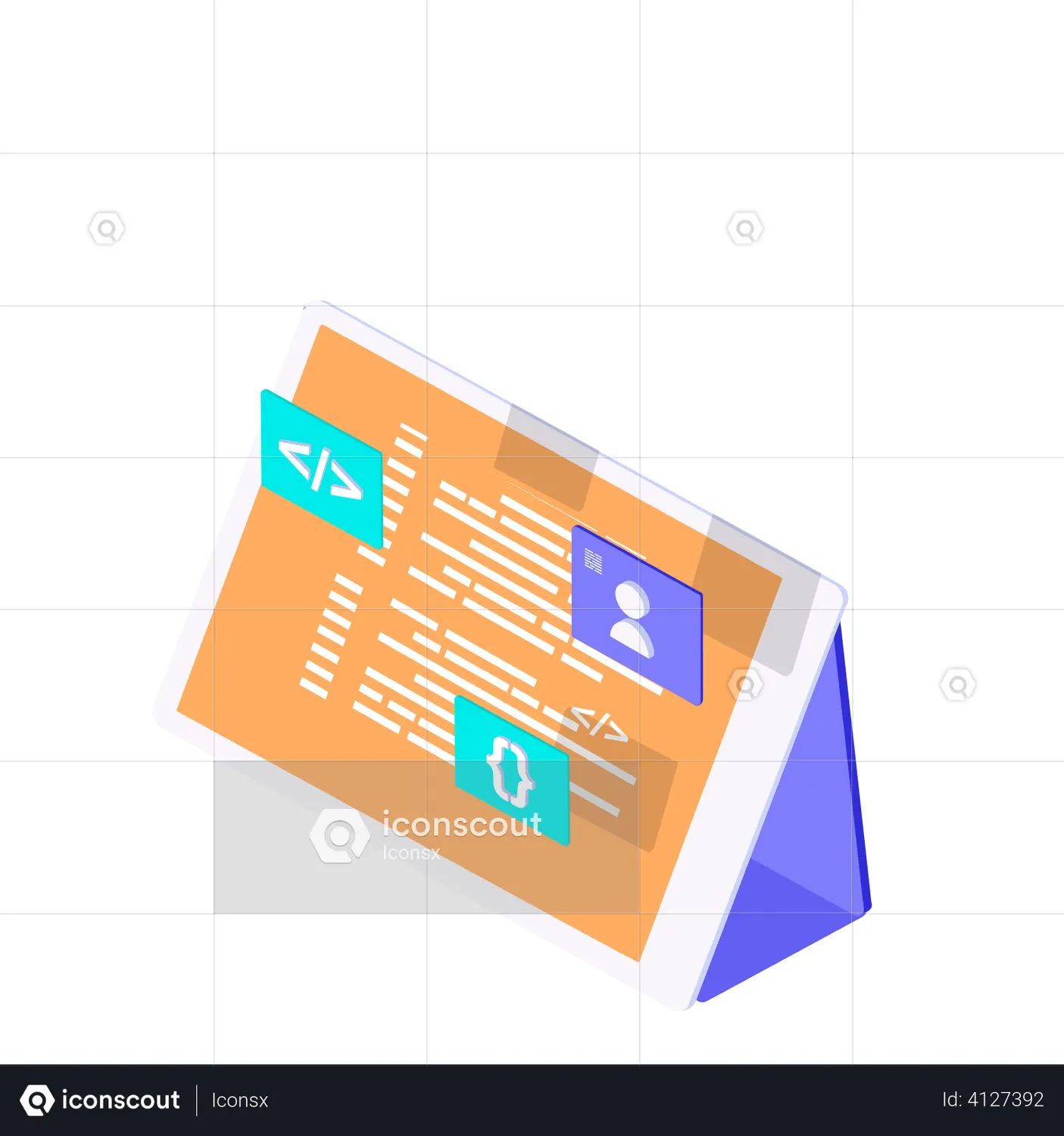 Programming Animated Icon download in JSON, LOTTIE or MP4 format