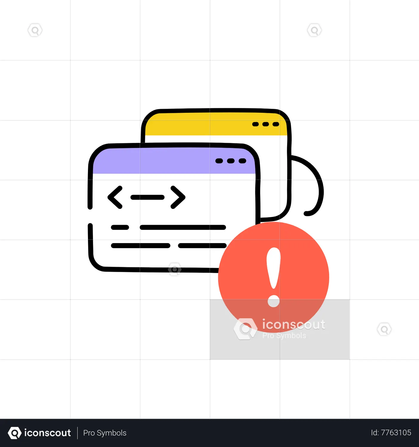 Programming Error Animated Icon - Free Download Network & Communication ...