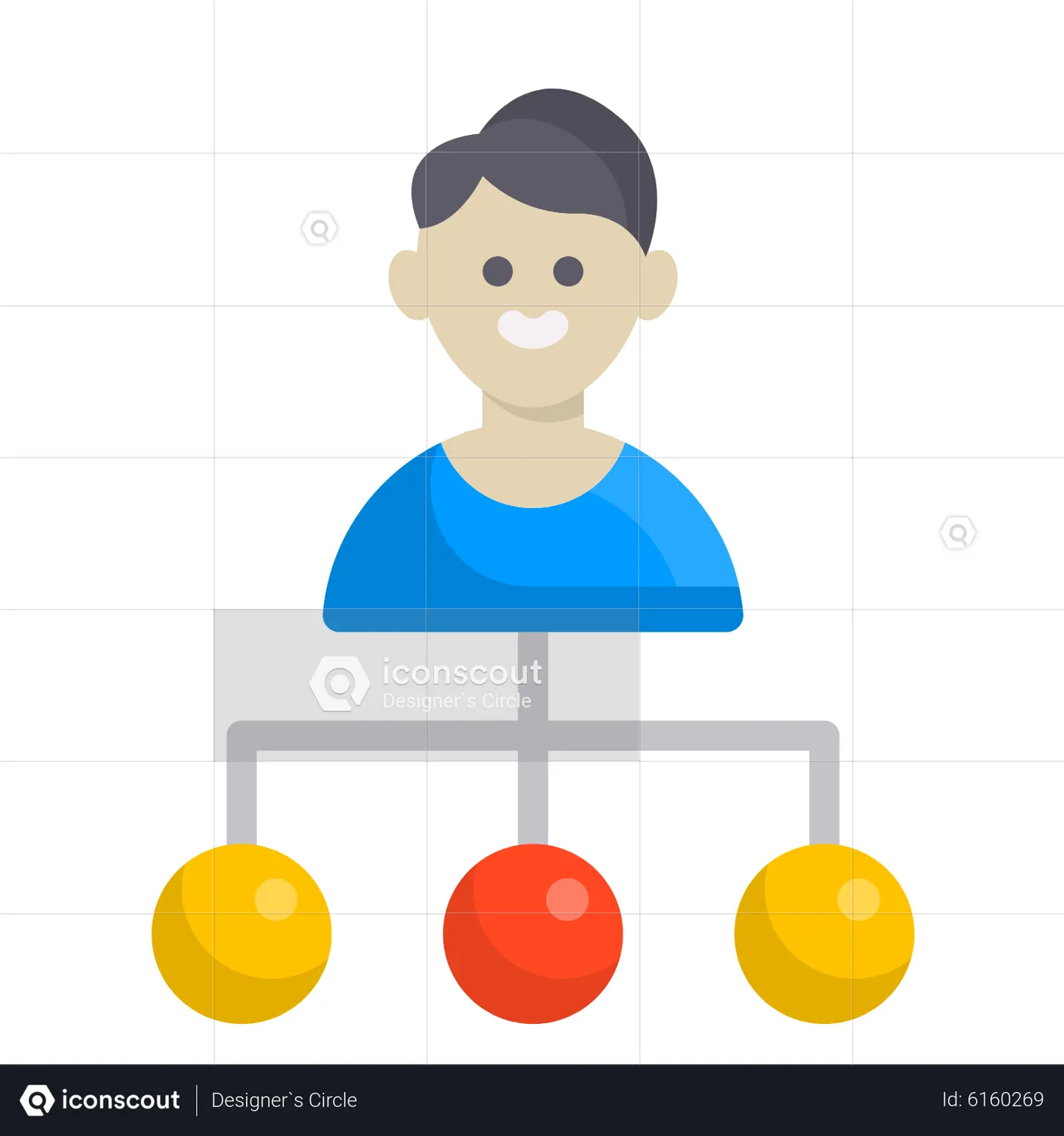 Project Manager Animated Icon download in JSON, LOTTIE or MP4 format