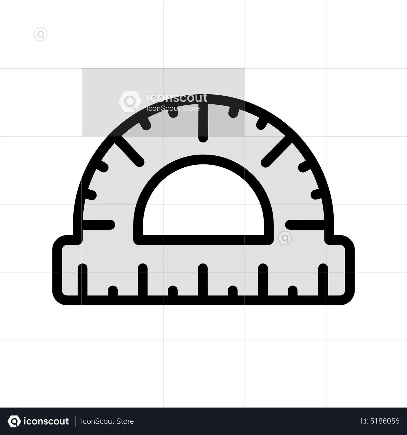 Protractor Animated Icon download in JSON, LOTTIE or MP4 format