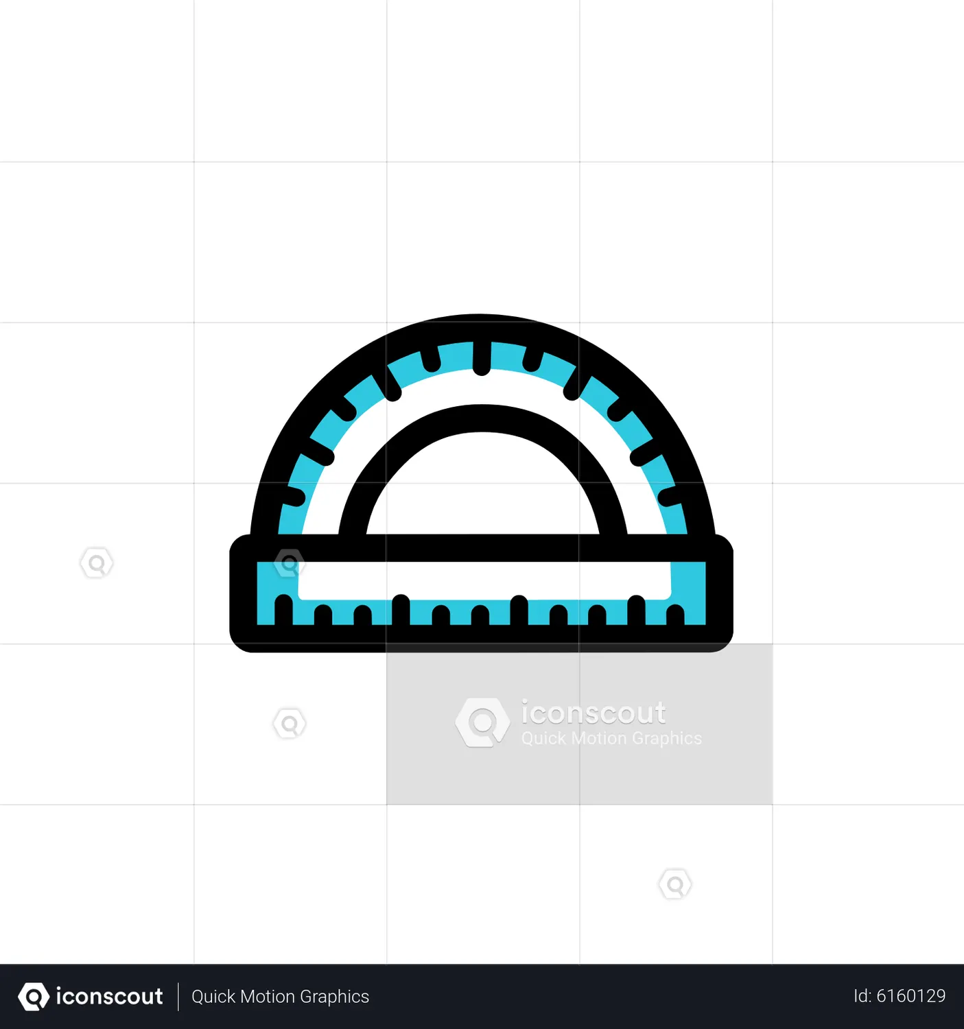 Protractor Animated Icon download in JSON, LOTTIE or MP4 format