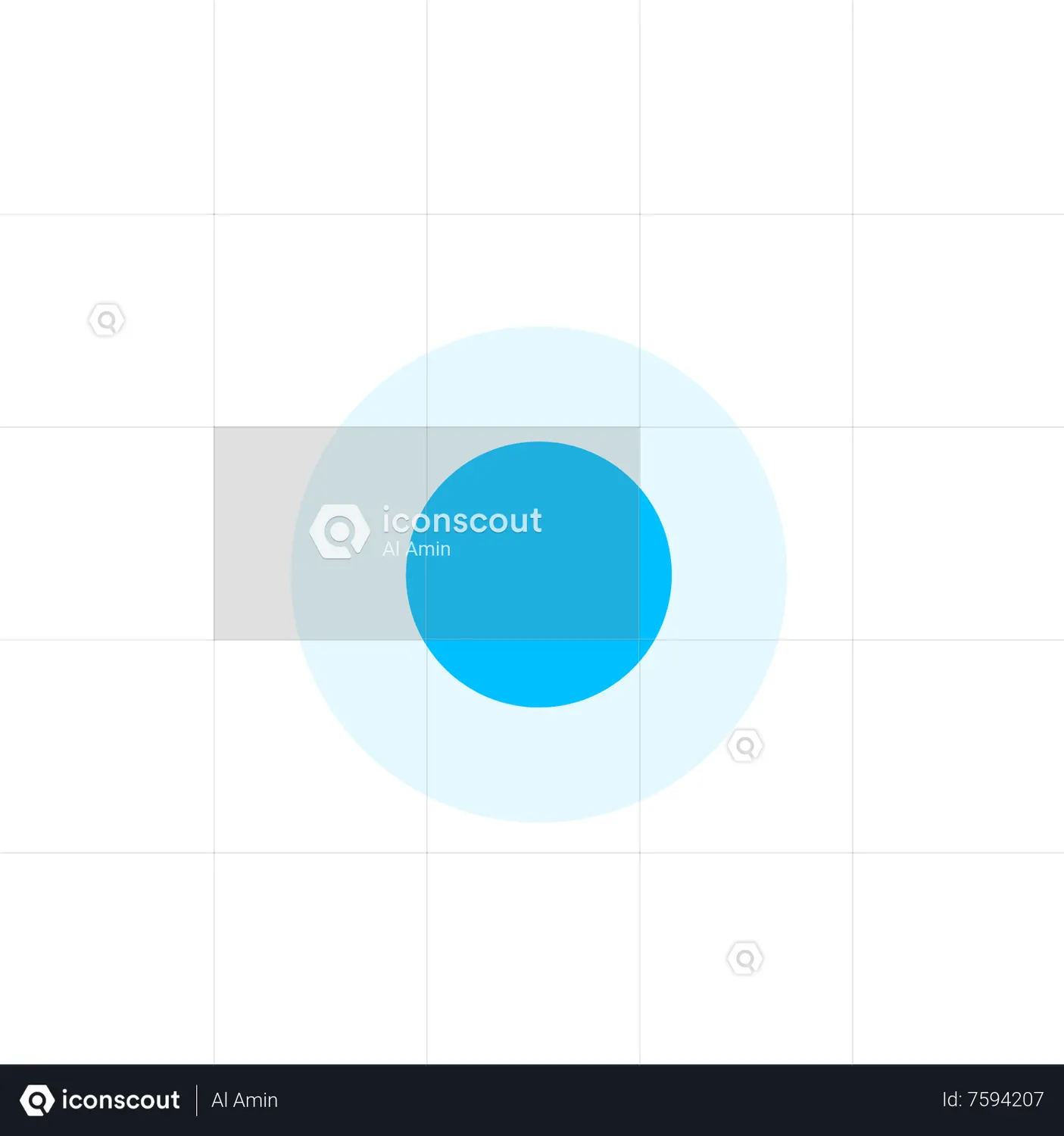 Pulsing Circle Animated Icon download in JSON, LOTTIE or MP4 format