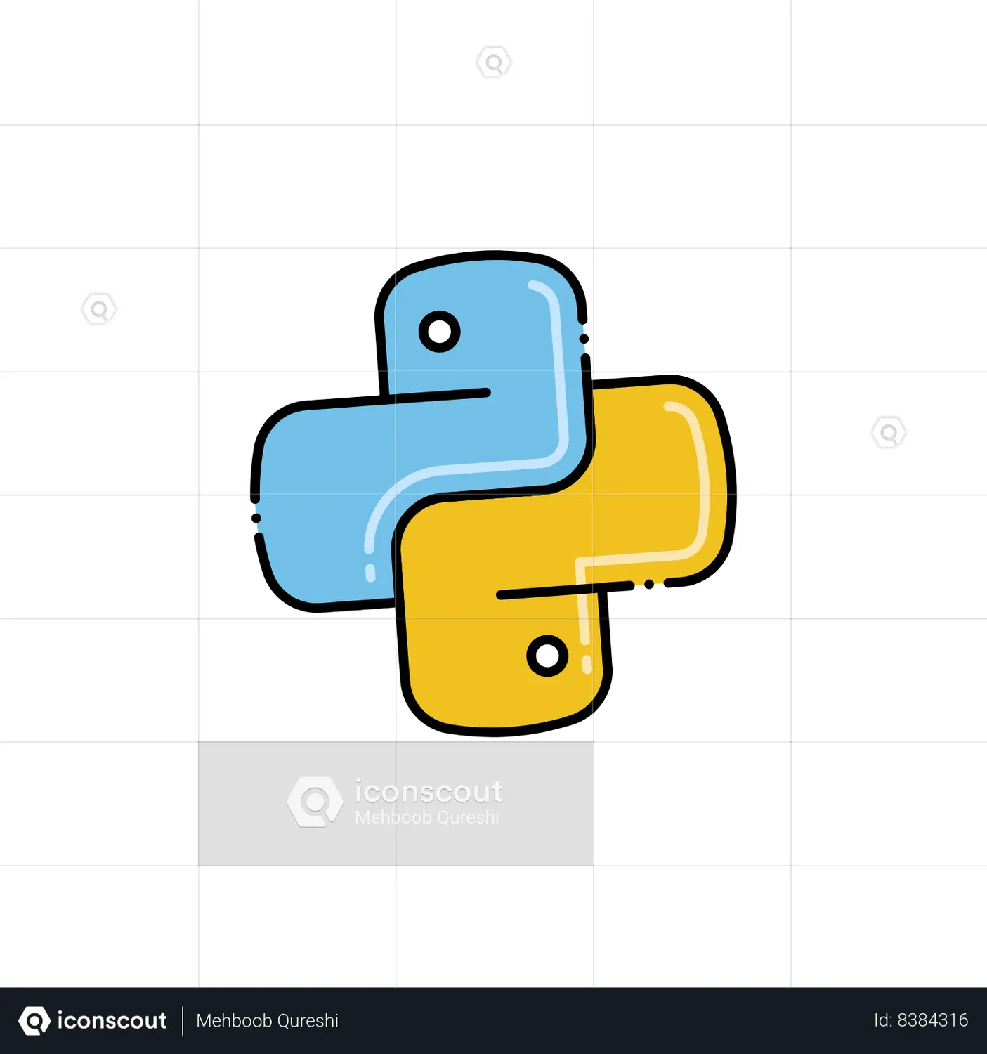Python Animated Icon download in JSON, LOTTIE or MP4 format