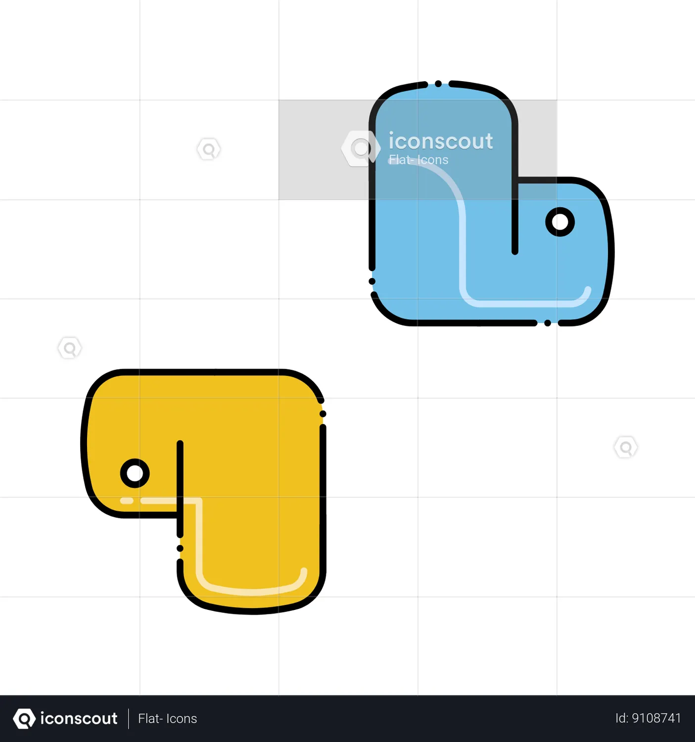 Python Animated Icon download in JSON, LOTTIE or MP4 format