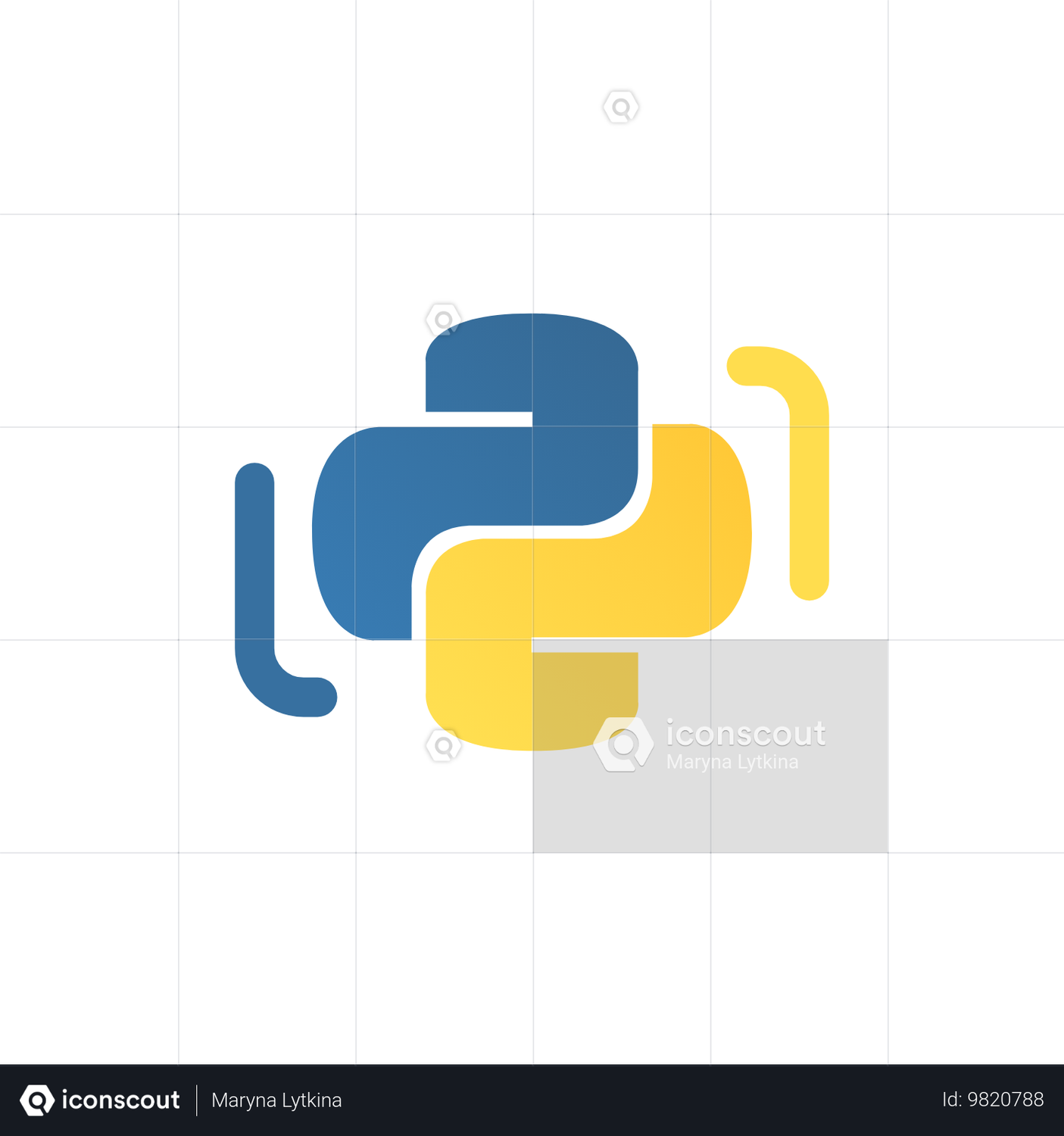 Python Logo Animation by Maryna Lytkina | LottieFiles