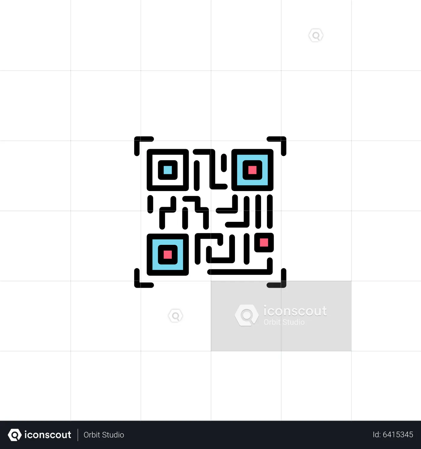 QR Code Animated Icon - Free Download Business Animated Icons | IconScout