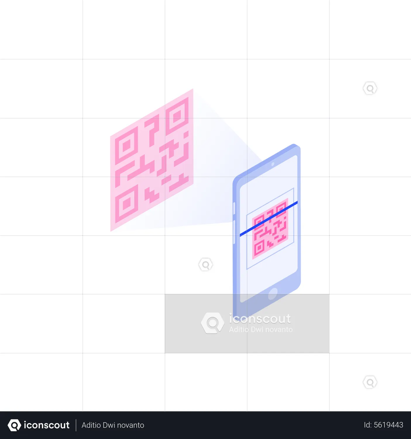 Qr Code Scan Animated Icon - Free Download E-commerce & Shopping