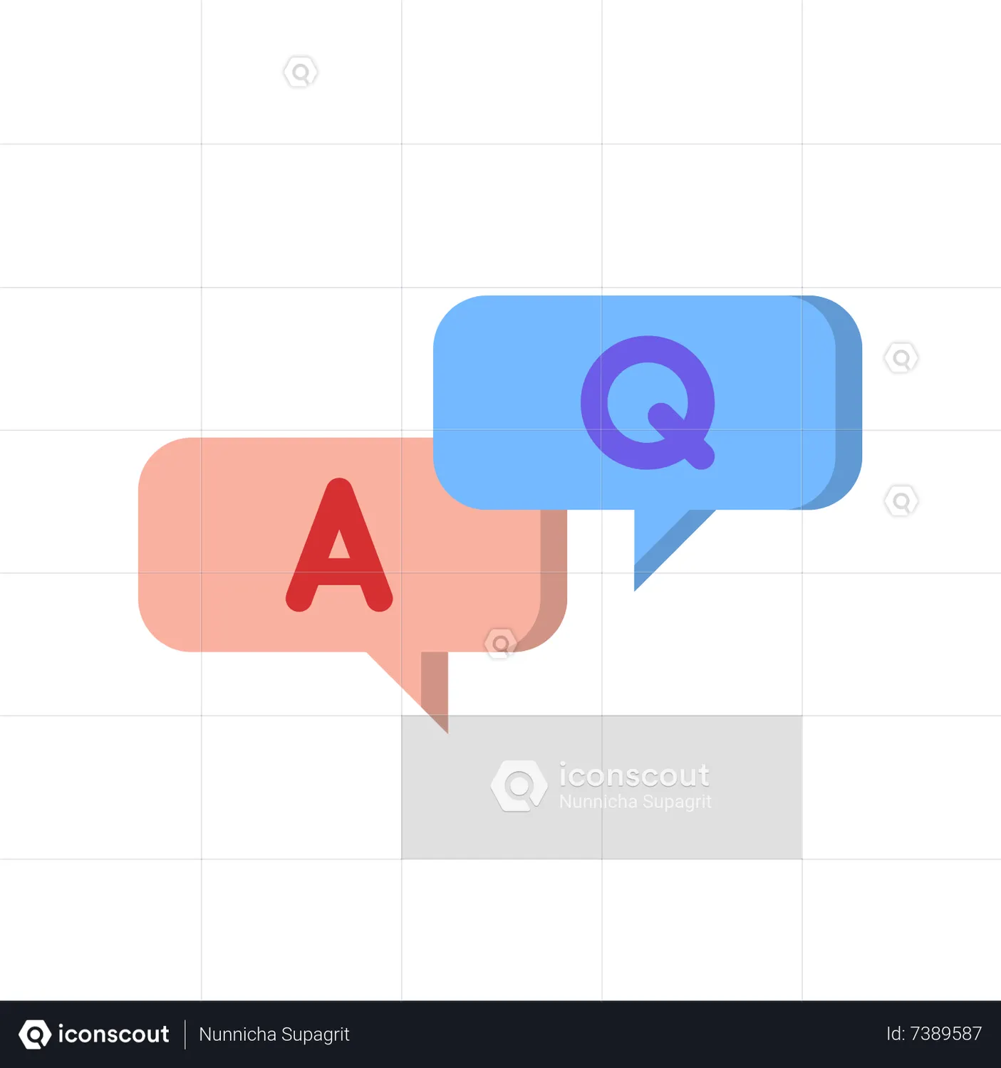 Question And Answer Animated Icon - Free Download Network & Communication Animated Icons | IconScout